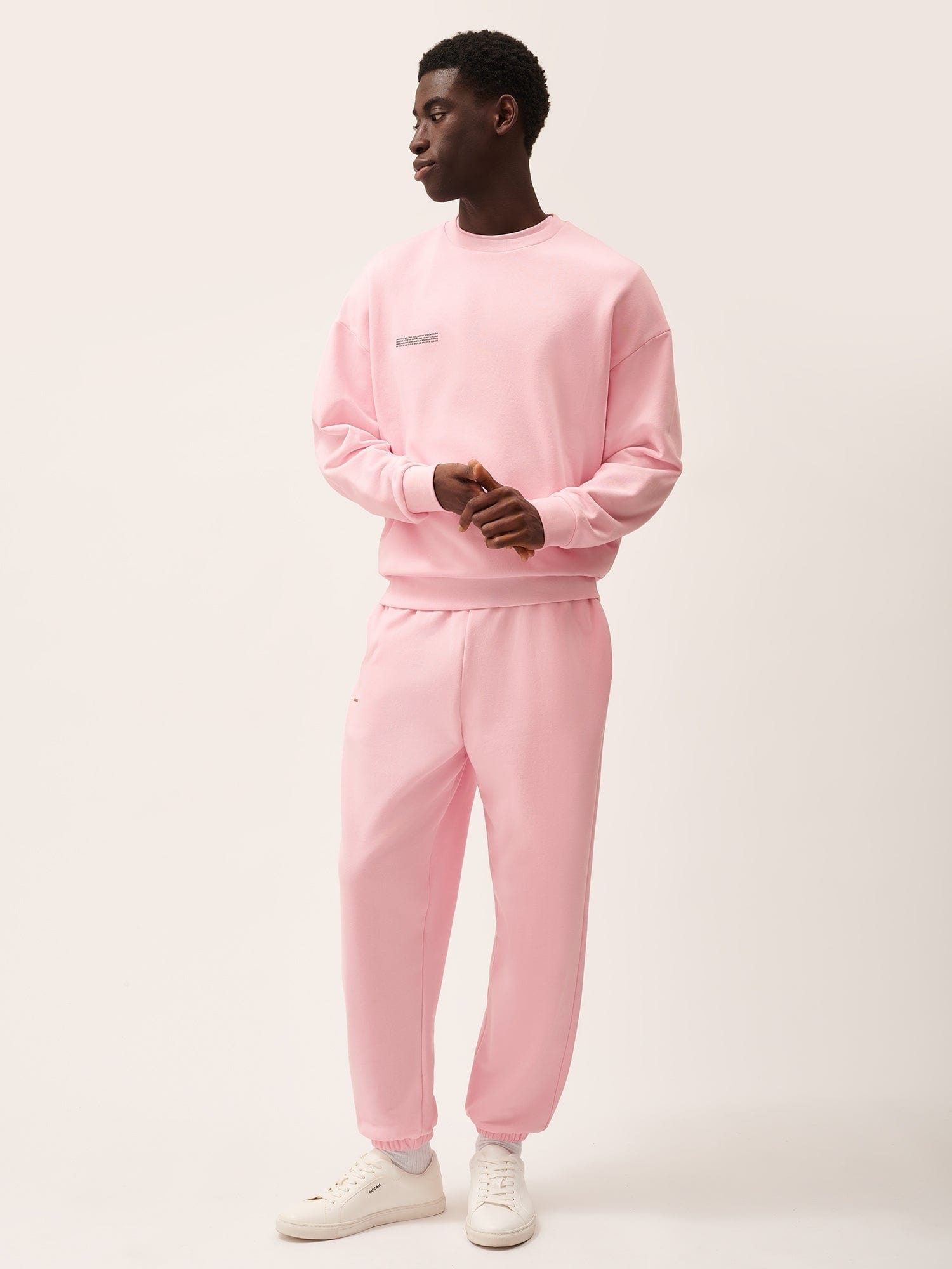 Mens 365 Midweight Sweatshirt - Magnolia Pink - 3
