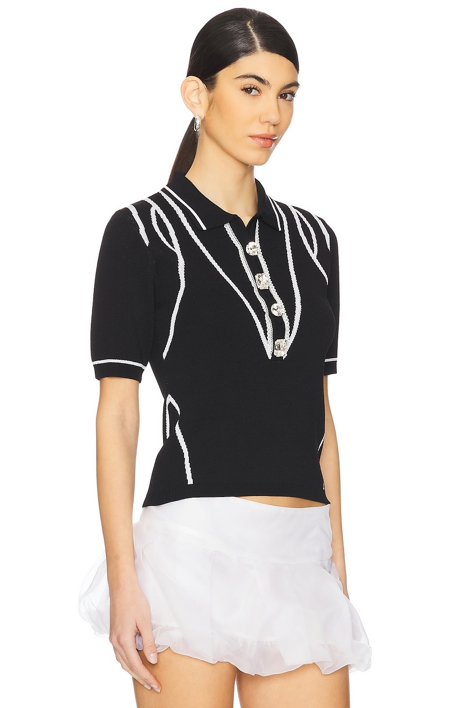 Knit Polo Top - 2