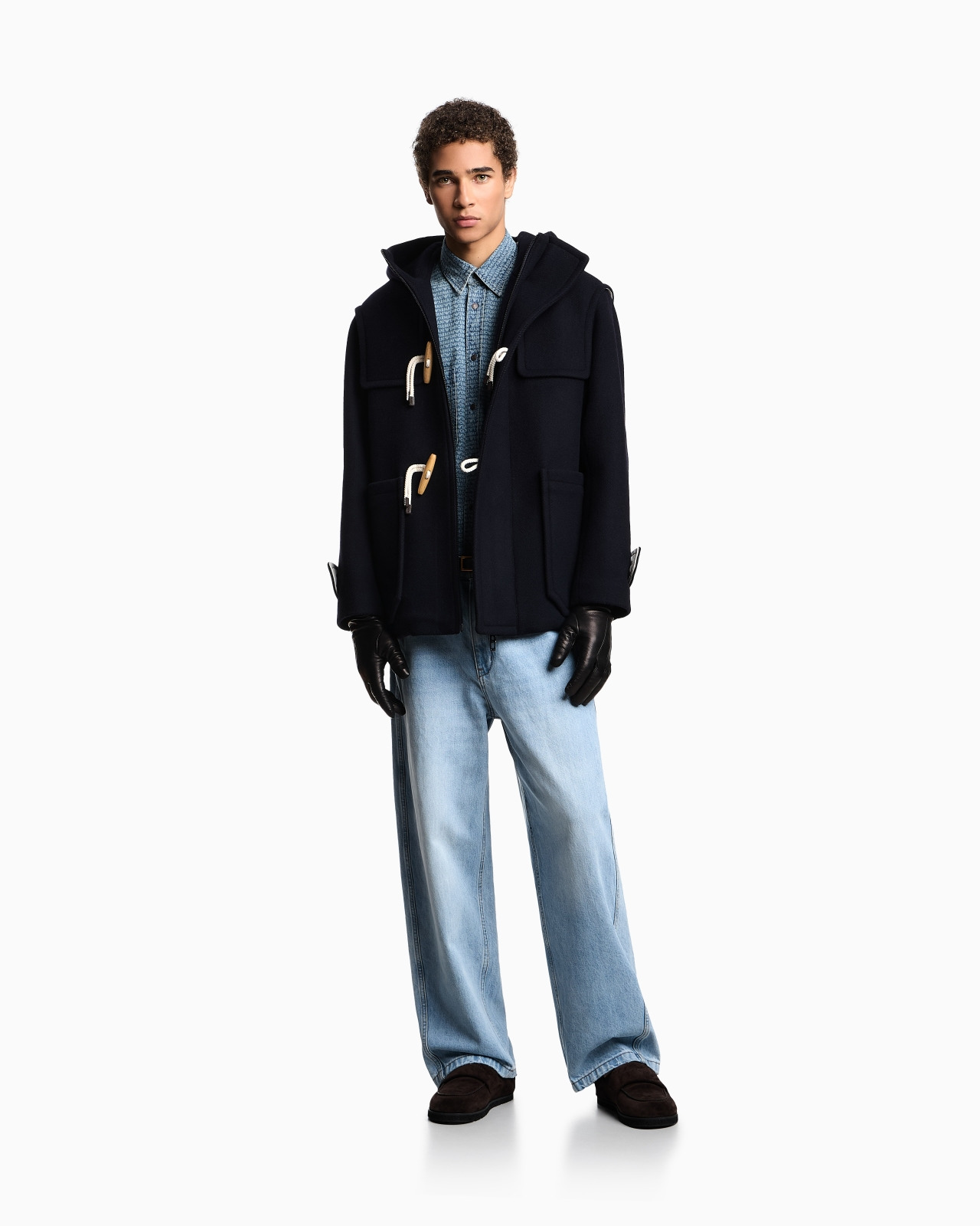 VIRGIN-WOOL CLOTH DUFFEL COAT - 2