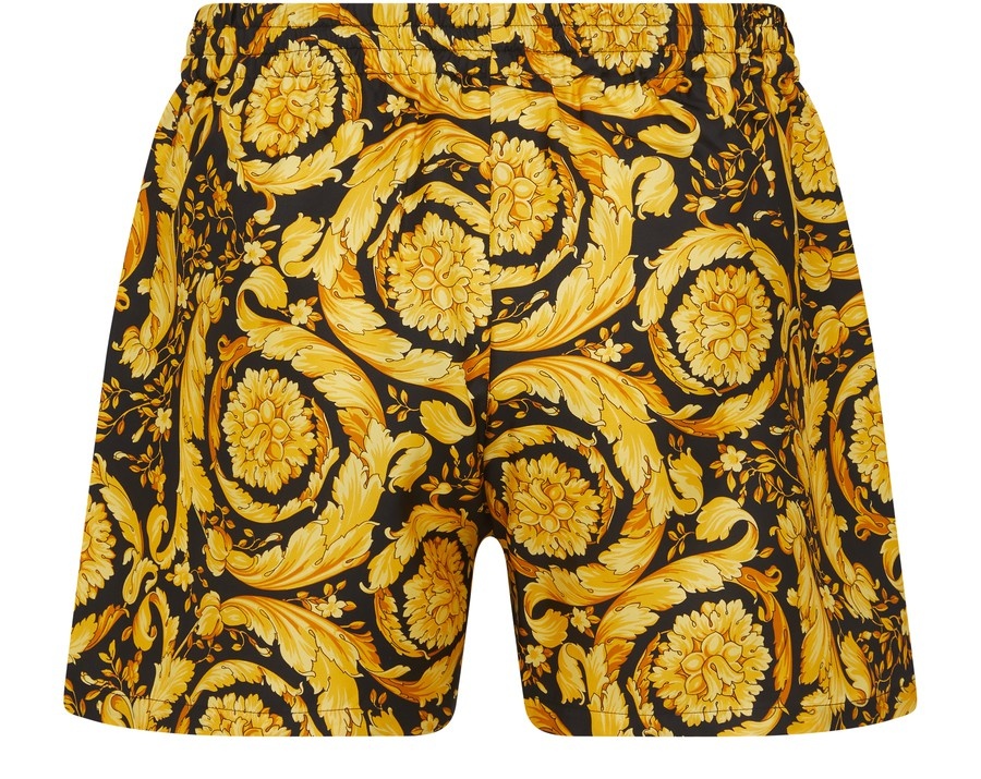 Baroque silk pajama shorts - 3