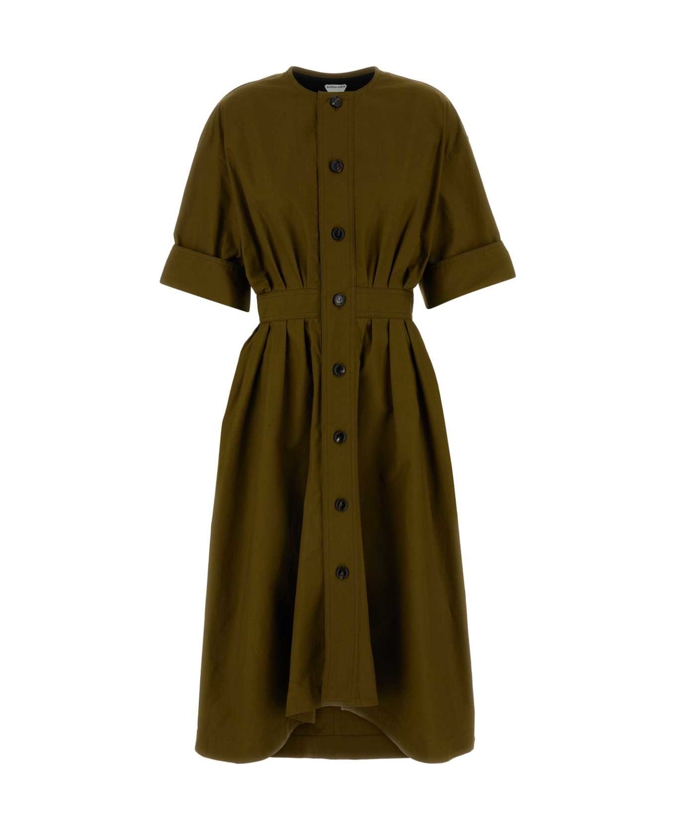 Khaki Canvas Dress - 1