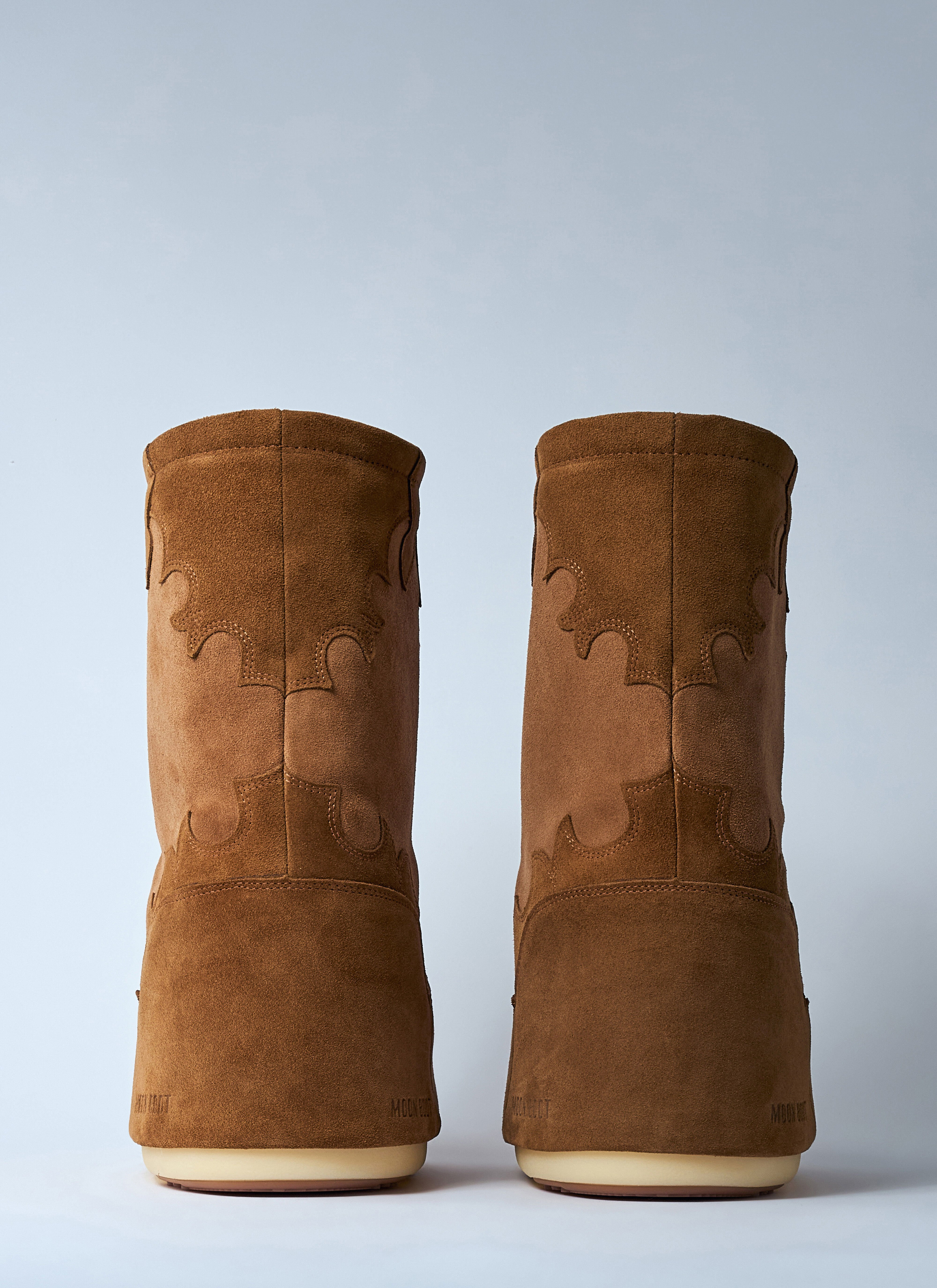 Icon Suede Embroidery Boots - 6