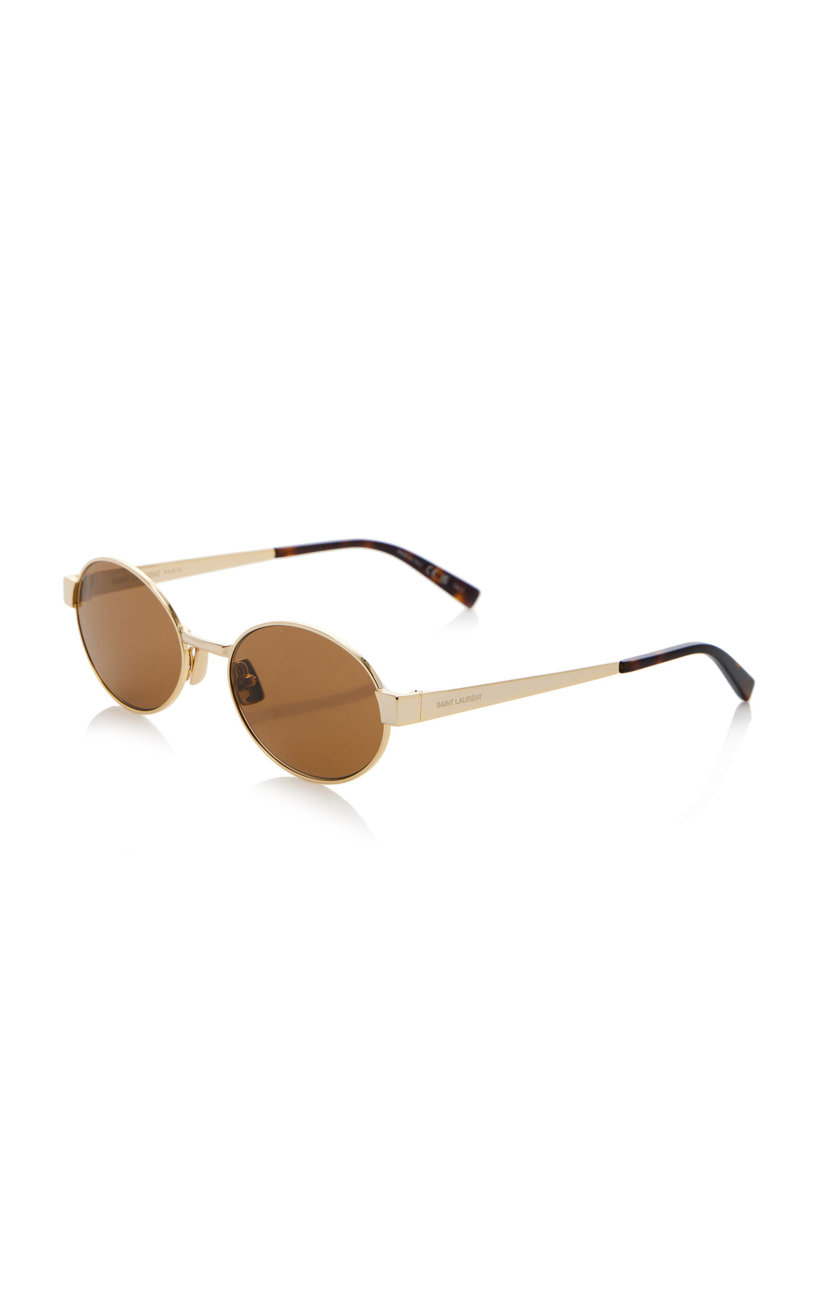 Round-Frame Metal Sunglasses brown - 3