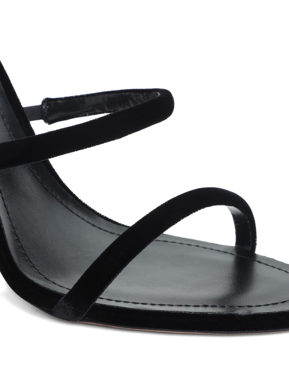 105mm leather heeled sandals - 3