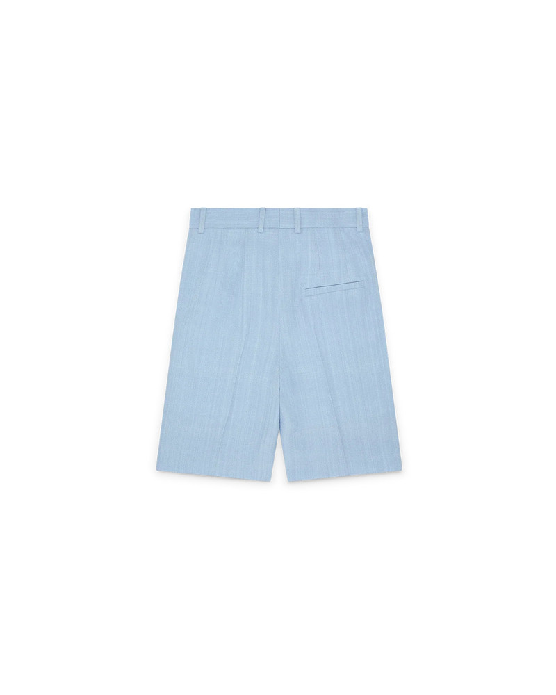CASABLANCA Light Blue Tailored Shorts outlook