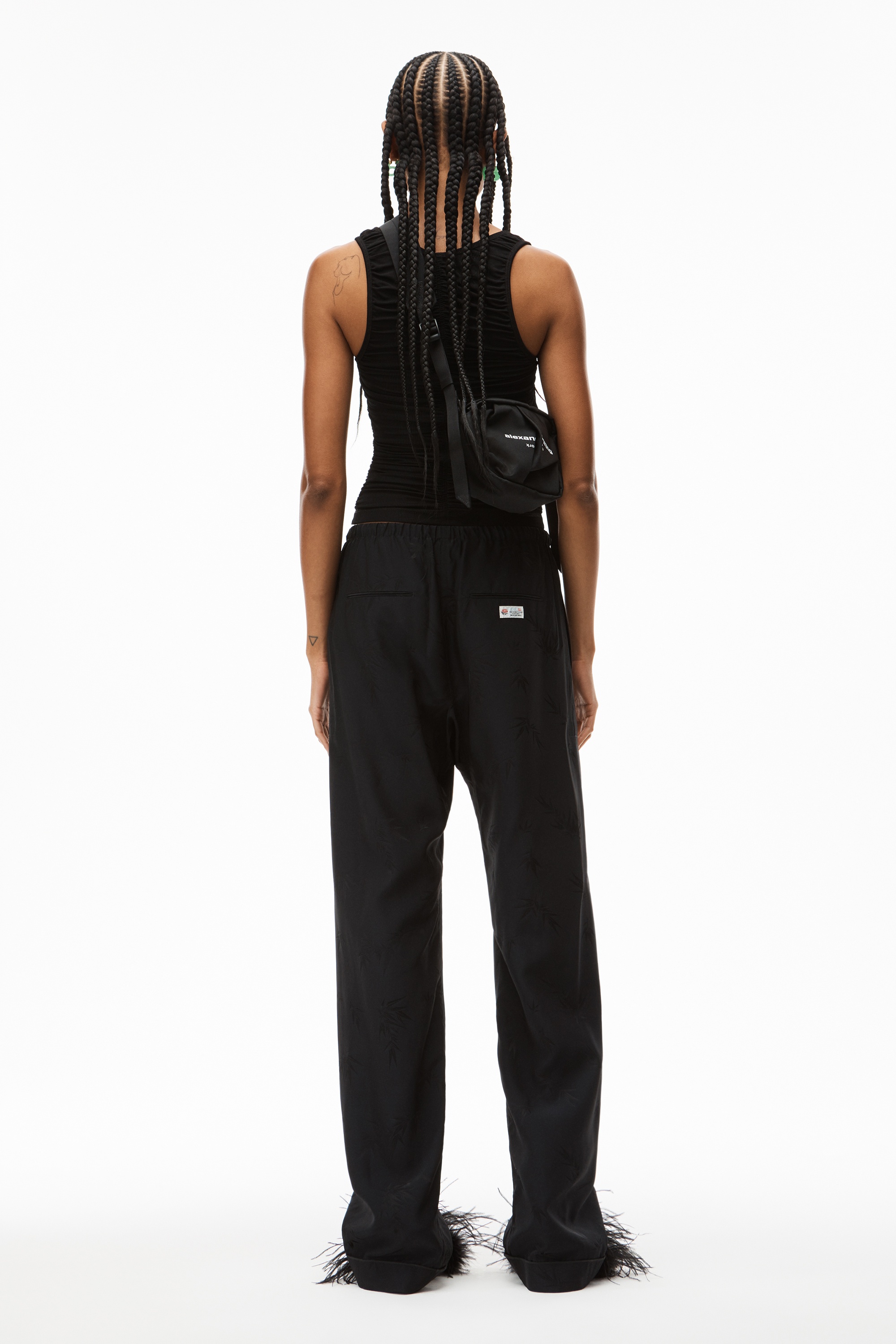 PJ PANT IN VISCOSE JACQUARD - 5