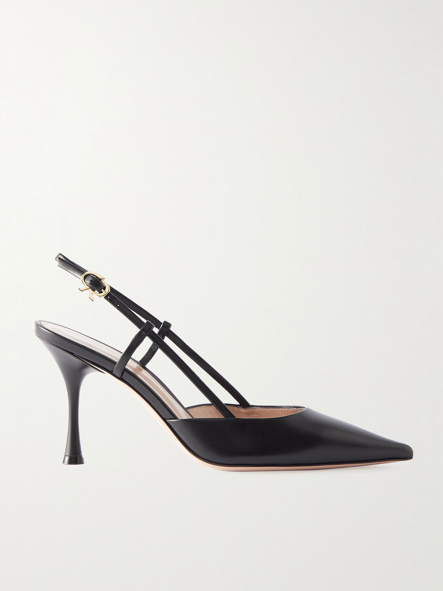 Ascent 85 leather slingback pumps Black - 1