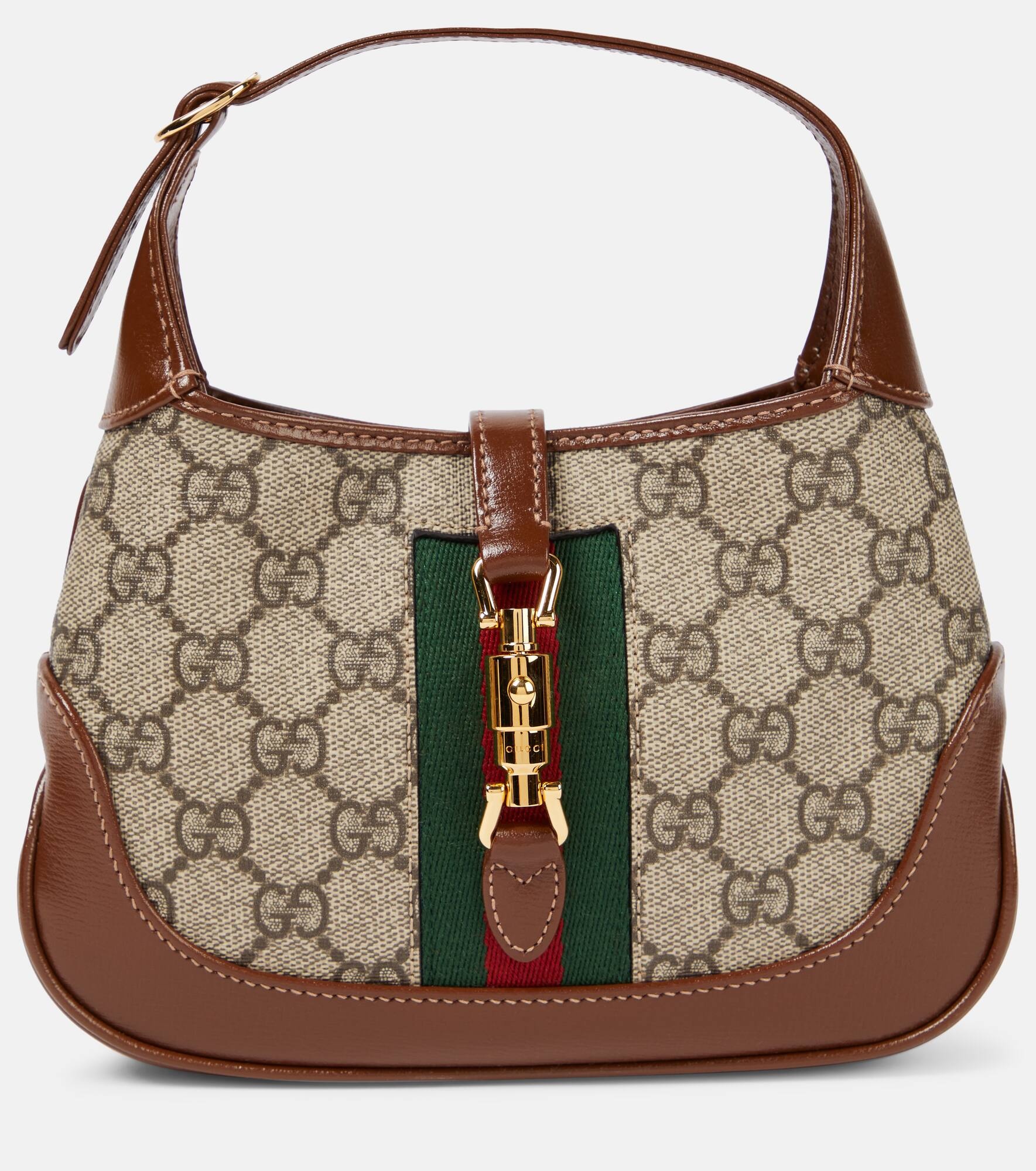 Gucci Jackie 1961 canvas shoulder bag - 1
