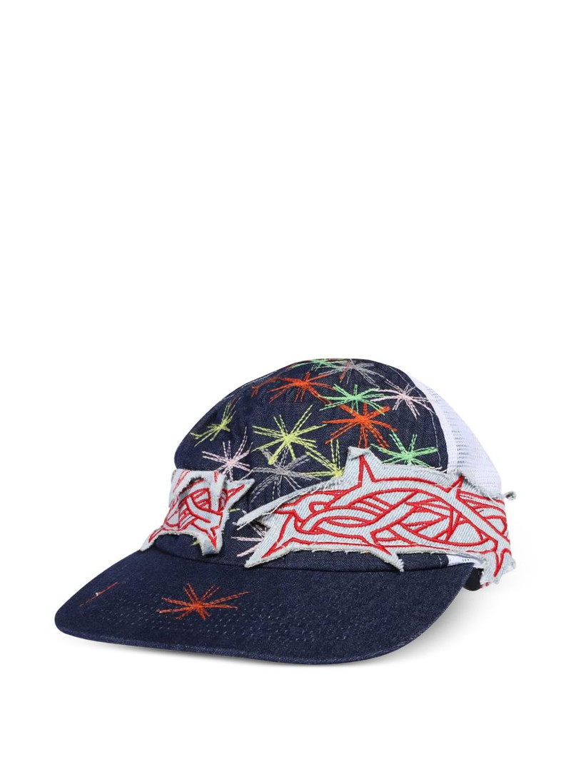 star-embroidered trucker cap 1