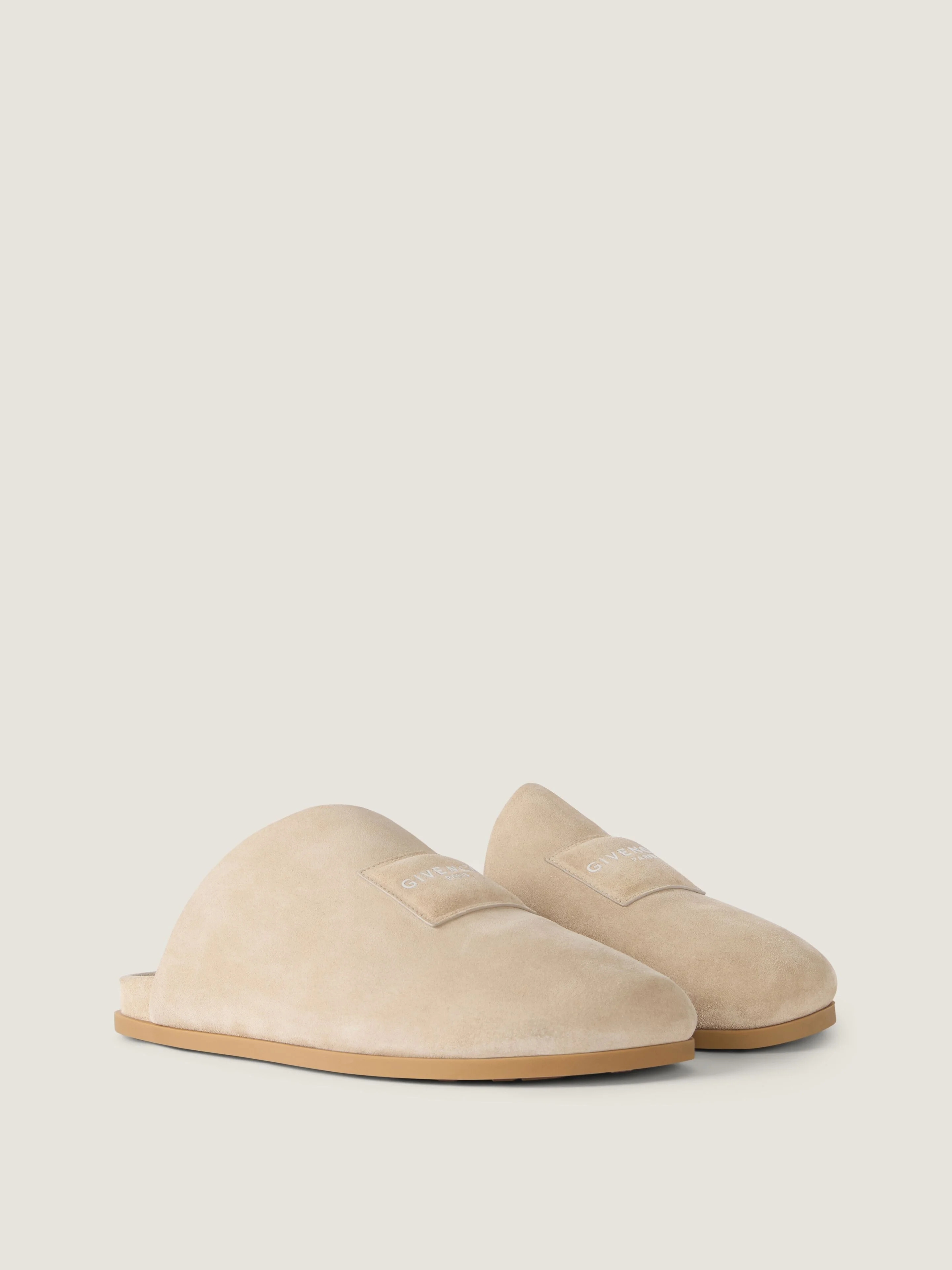 PUFFY MULES IN SUEDE - 1