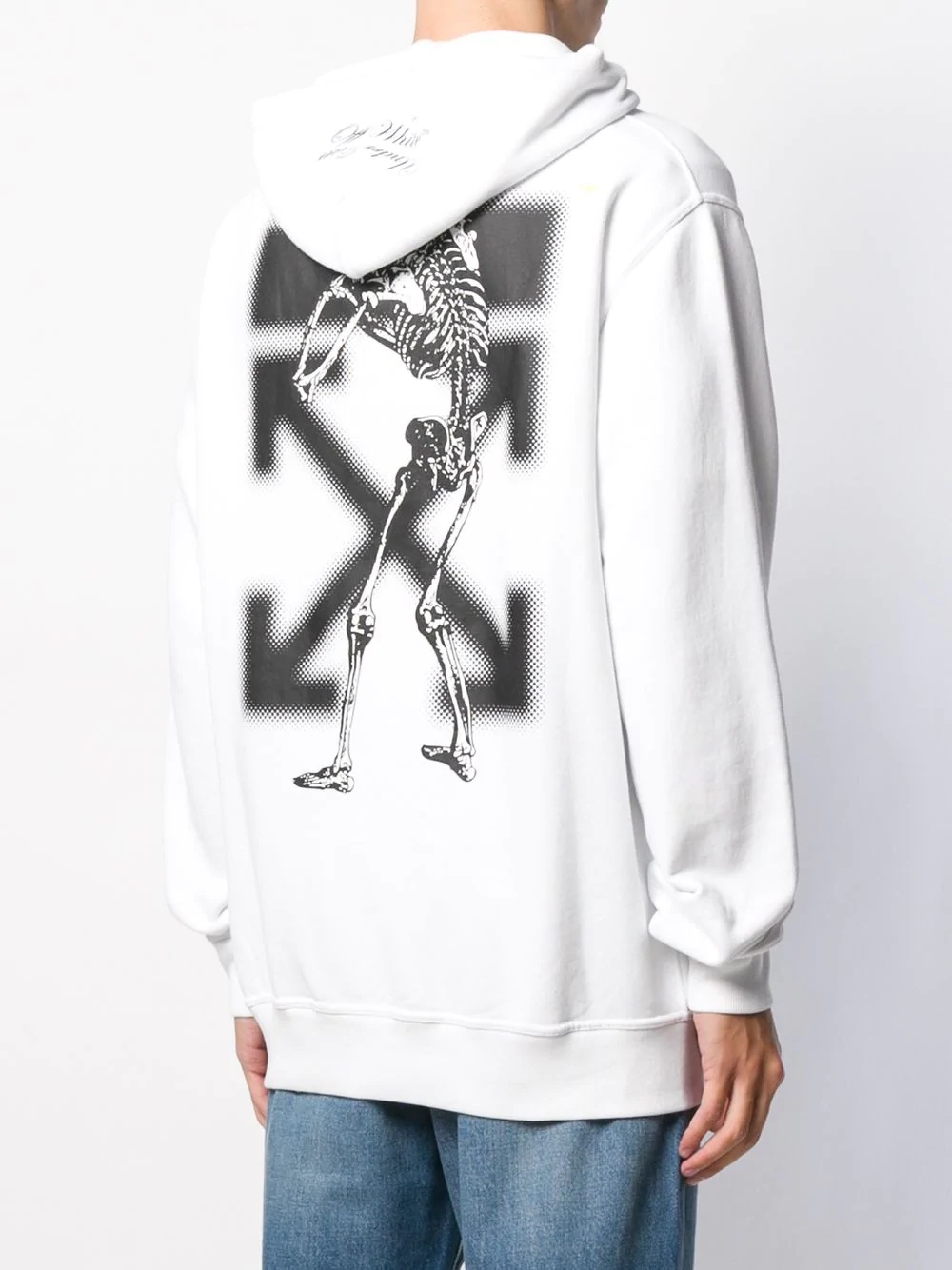 Skeleton print hoodie - 4