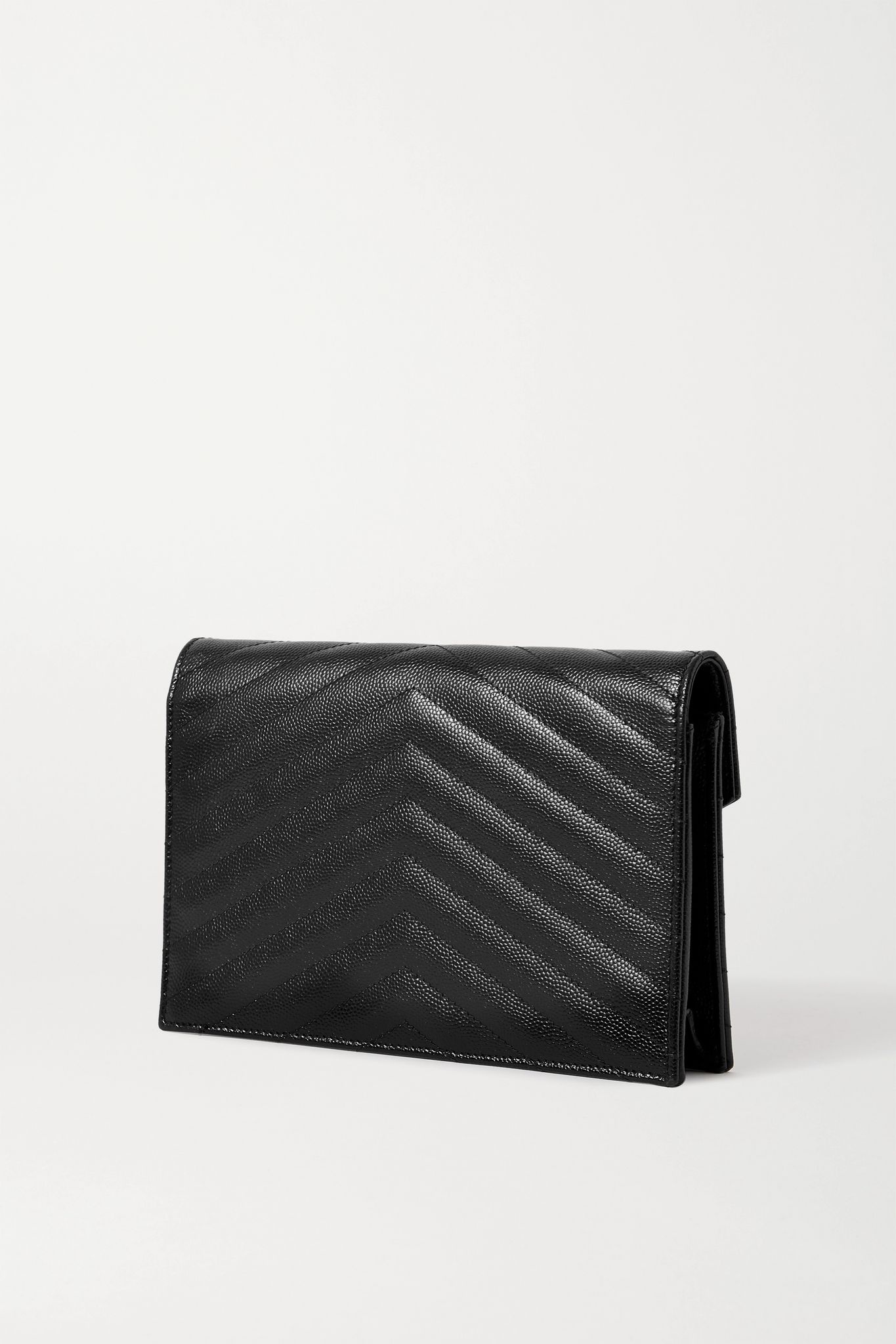 Envelope textured-leather shoulder bag - 3