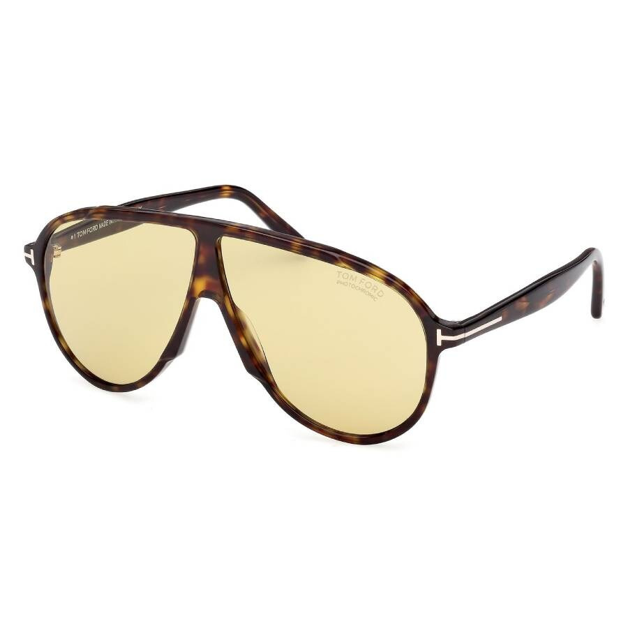 Tom Ford Vladimir Photochromatic Brown Pilot Men's Sunglasses FT1211 52E 65 - 2