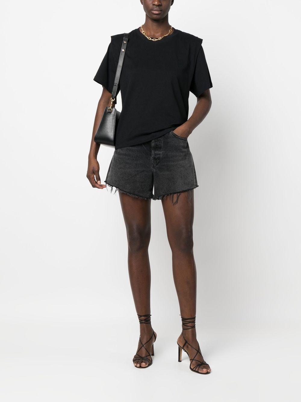 crew neck short-sleeved T-shirt - 2