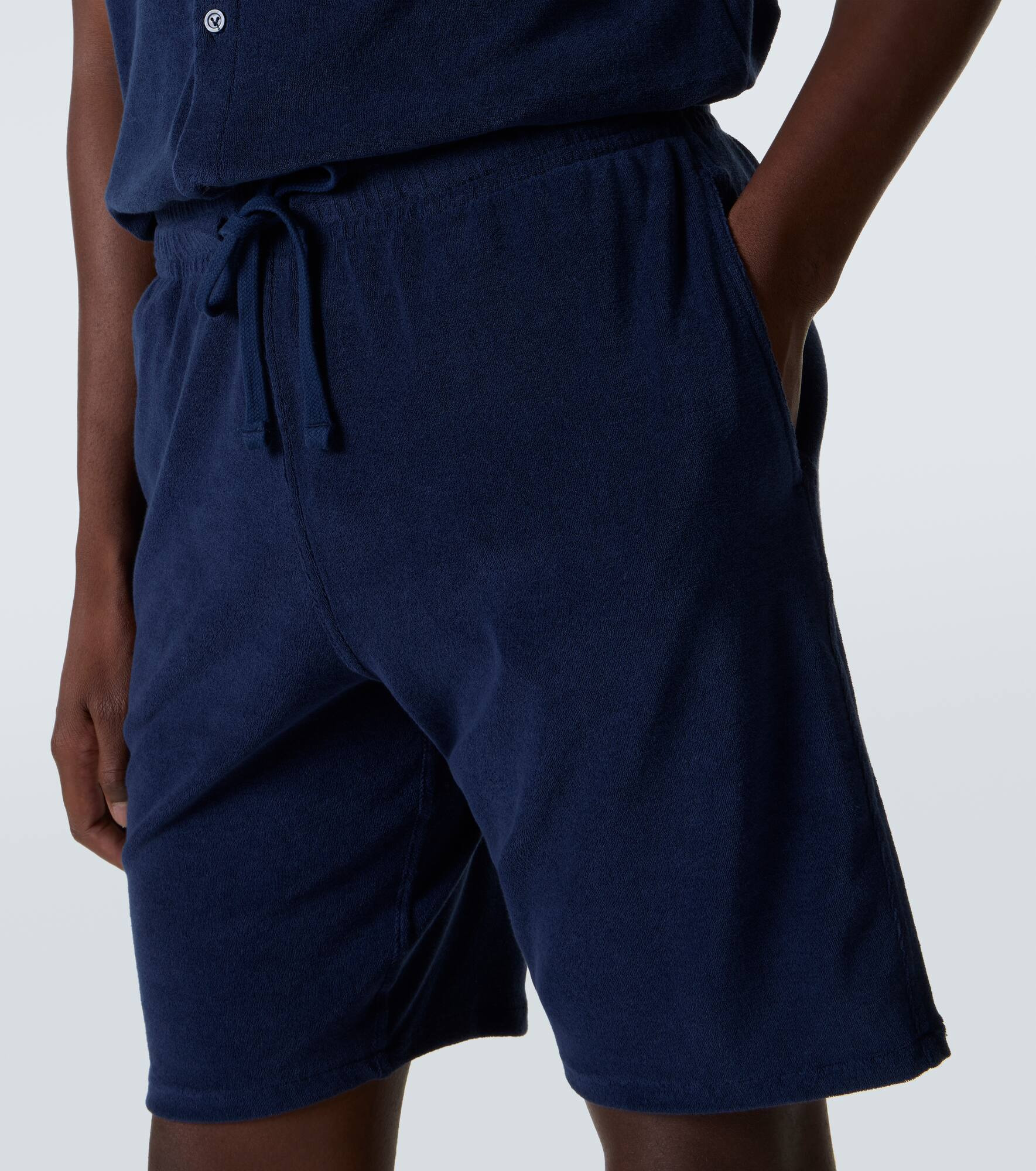 Bolide cotton-blend terry shorts - 5