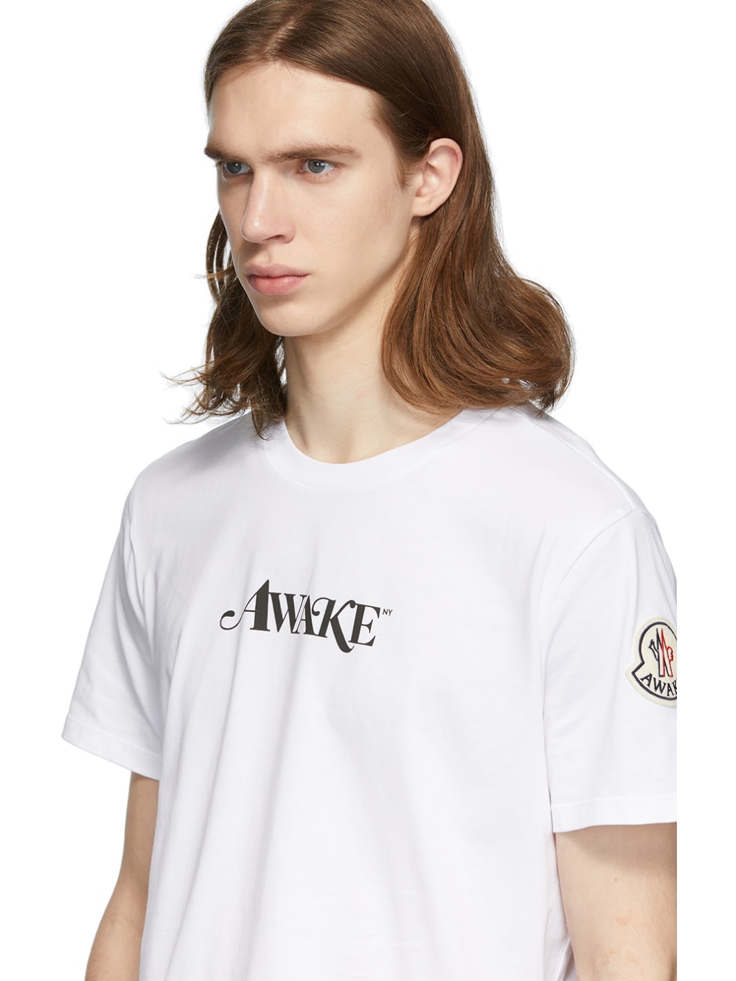 2 Moncler 1952 White Awake NY Edition Logo T-Shirt - 4