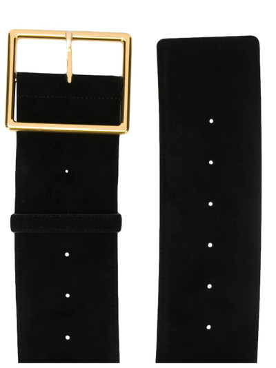 SAINT LAURENT square buckle belt outlook