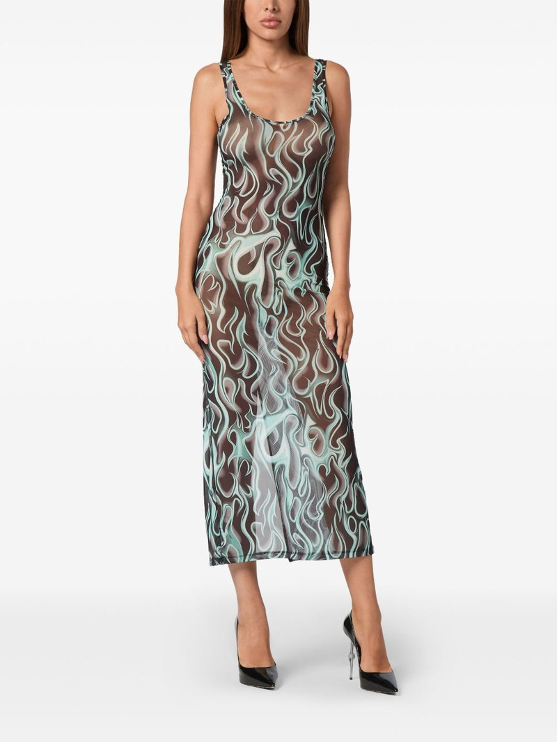 PHILIPP PLEIN Flame dress outlook