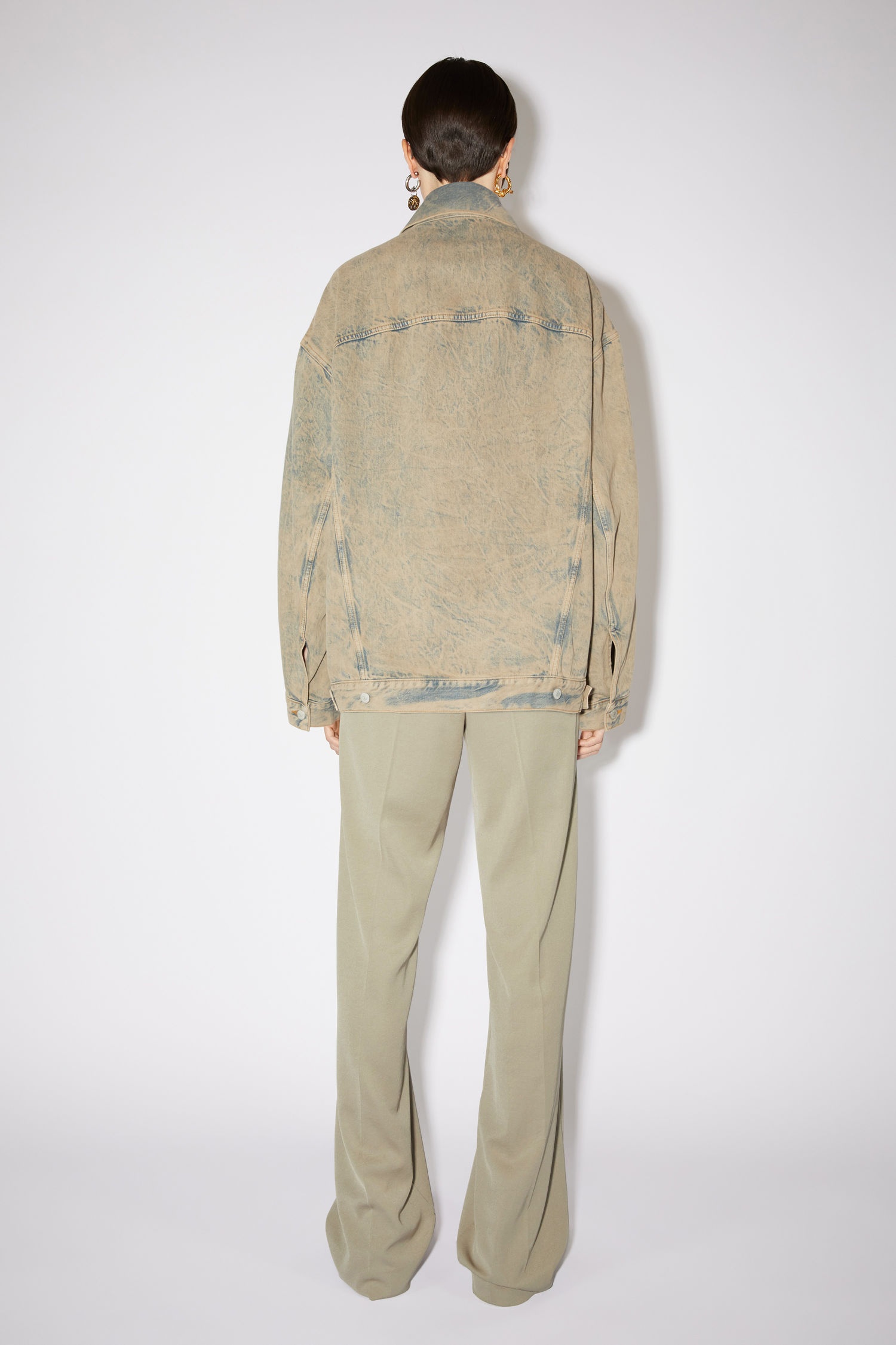 Denim jacket - Light blue/brown - 3