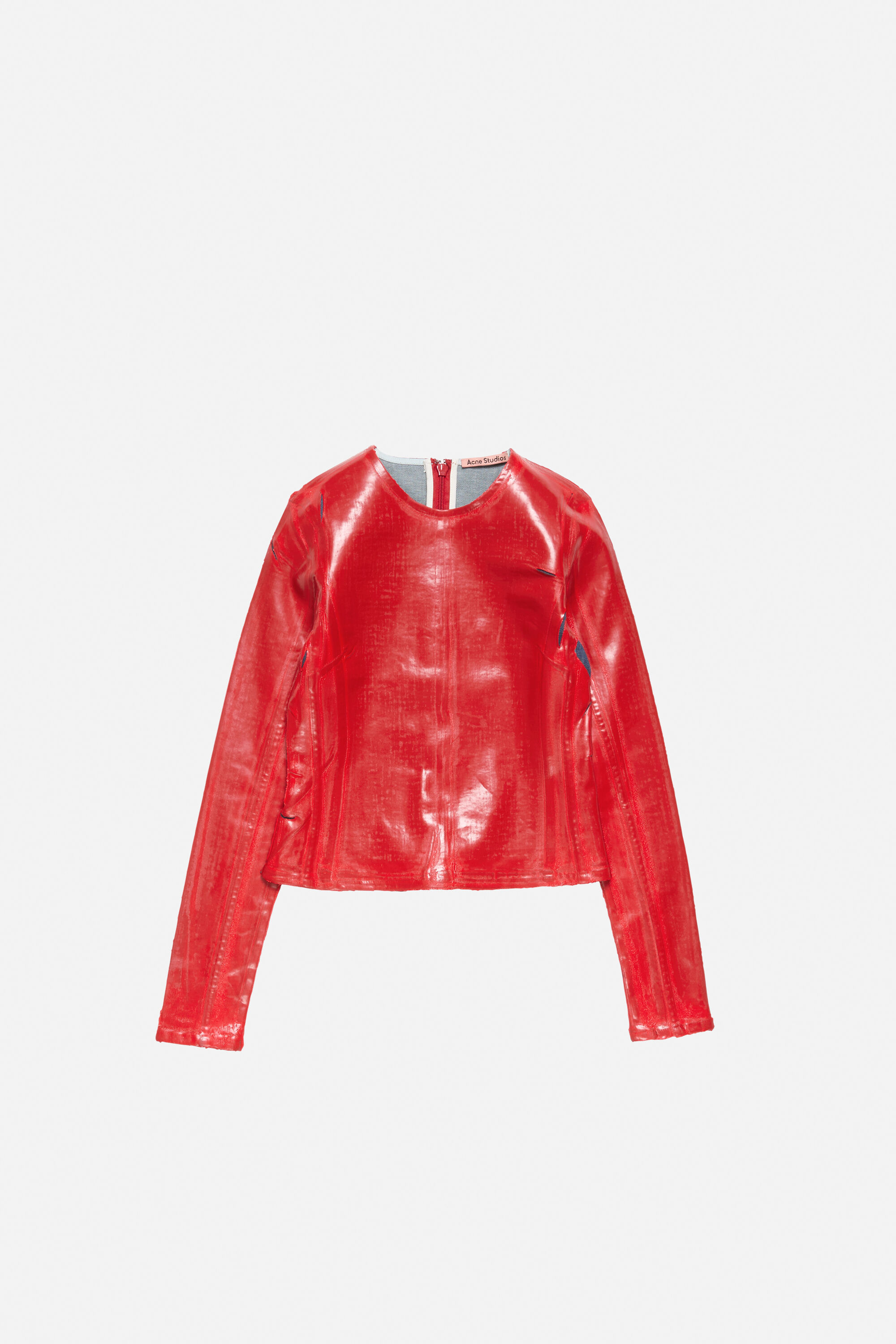 Fitted long-sleeve shirt - Red/red - 6