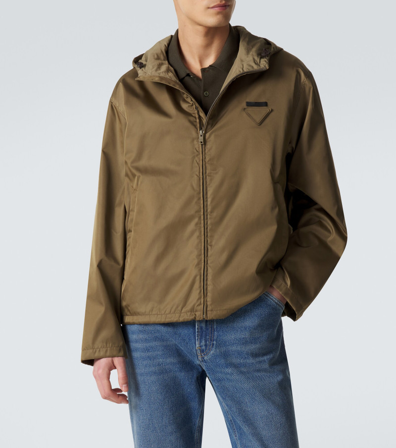 Prada Re-Nylon hooded jacket outlook