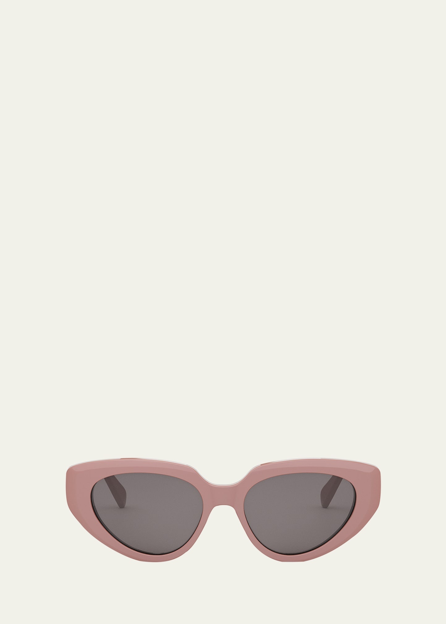 Bold 3 Dots Acetate Cat-Eye Sunglasses - 1