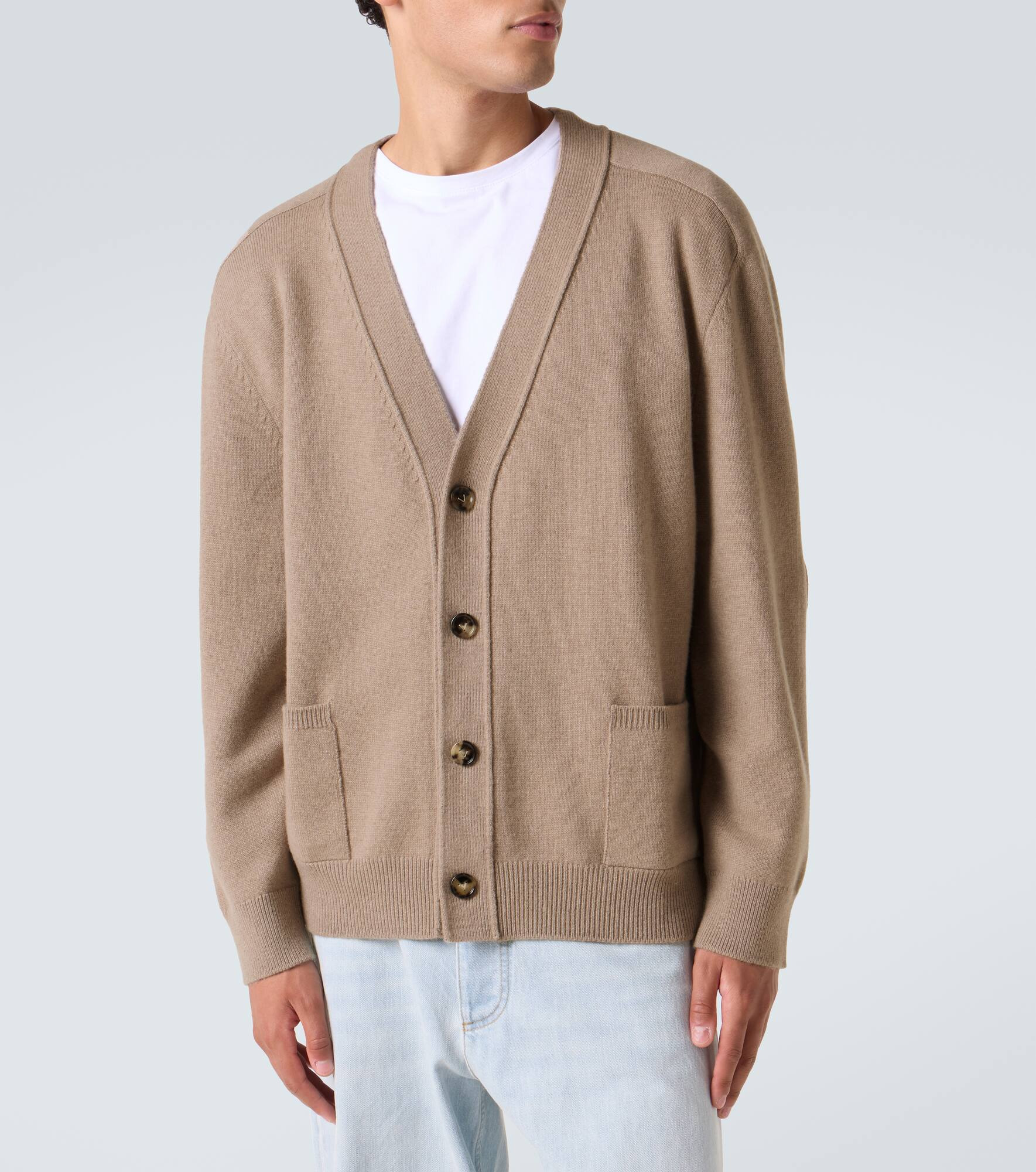 Cashmere-blend cardigan - 3