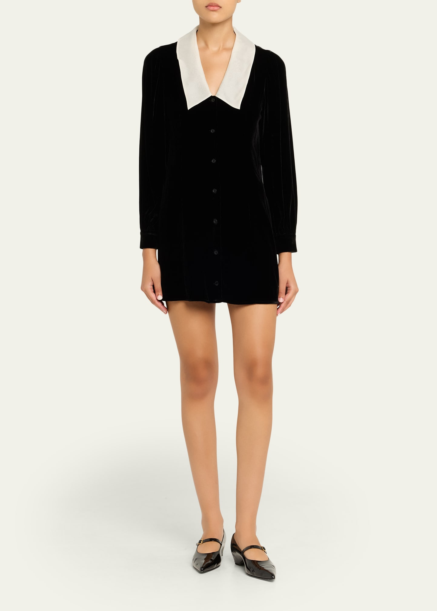 The Velvet Sailor Mini Dress - 2