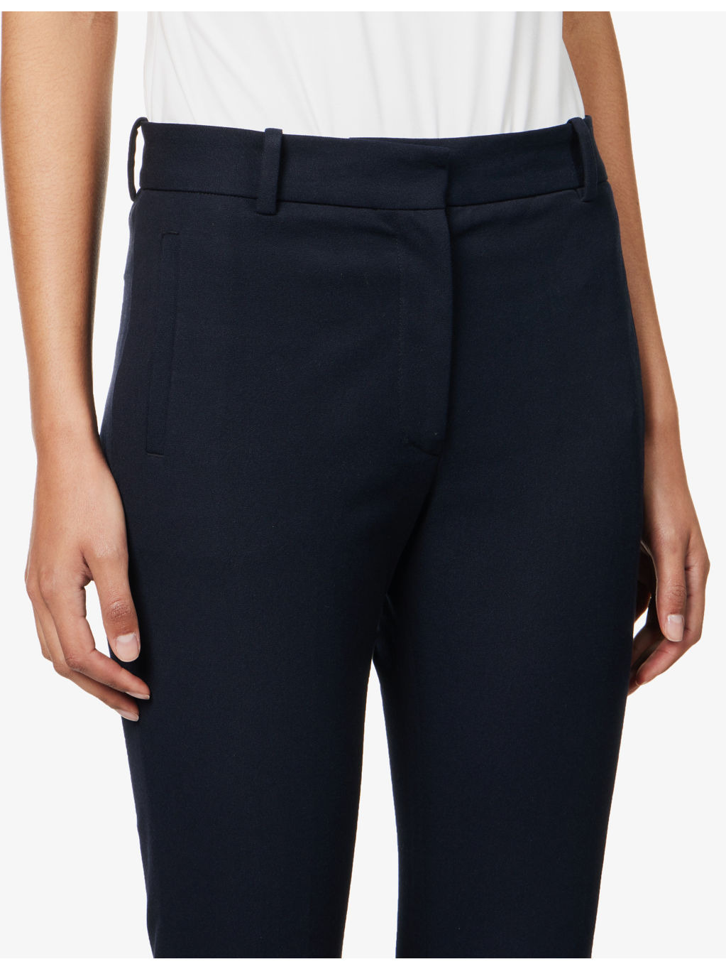 New Eliston tapered stretch-gabardine trousers - 5