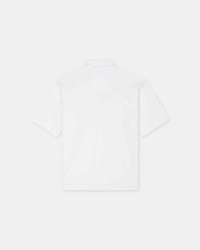 KENZO 'Boke Flower 2.0' embroidered polo in organic cotton outlook