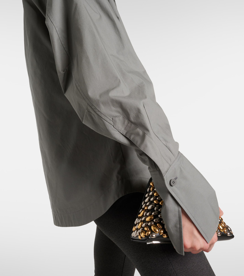 Eliza asymmetric cotton canvas shirt 6