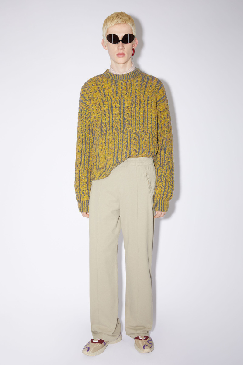 Acne Studios Logo sweatpants - Oyster grey outlook