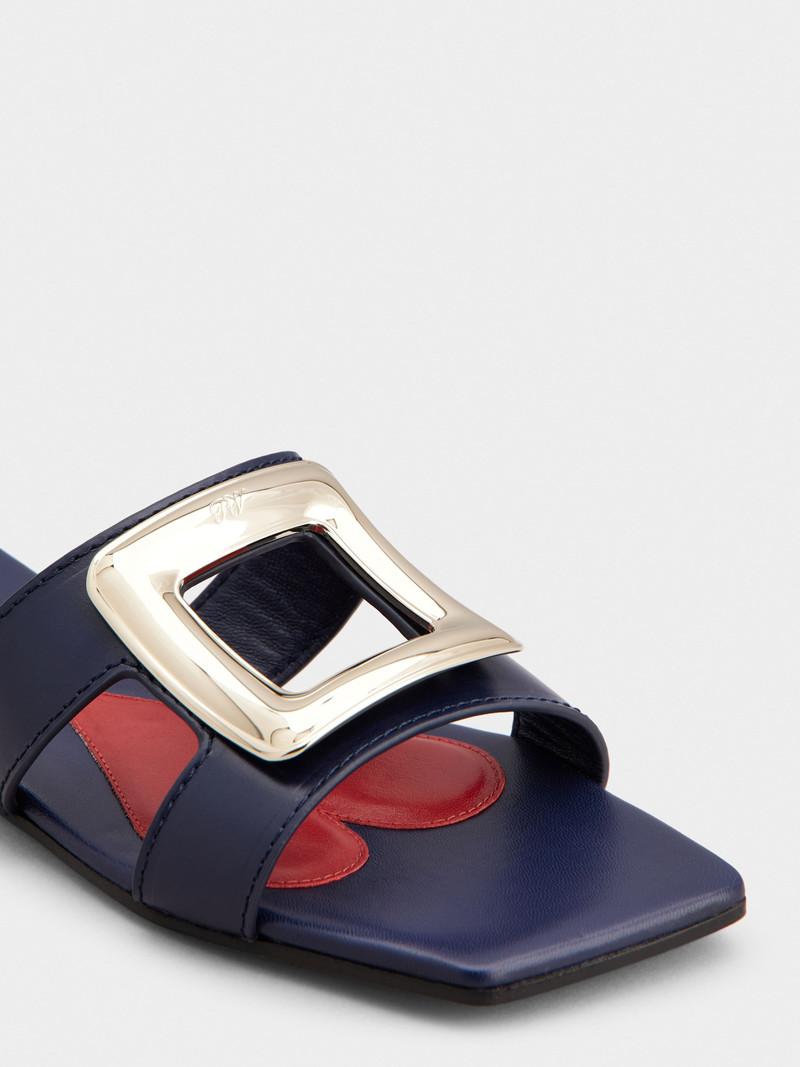 Viv' by the Sea Mules in leather 3