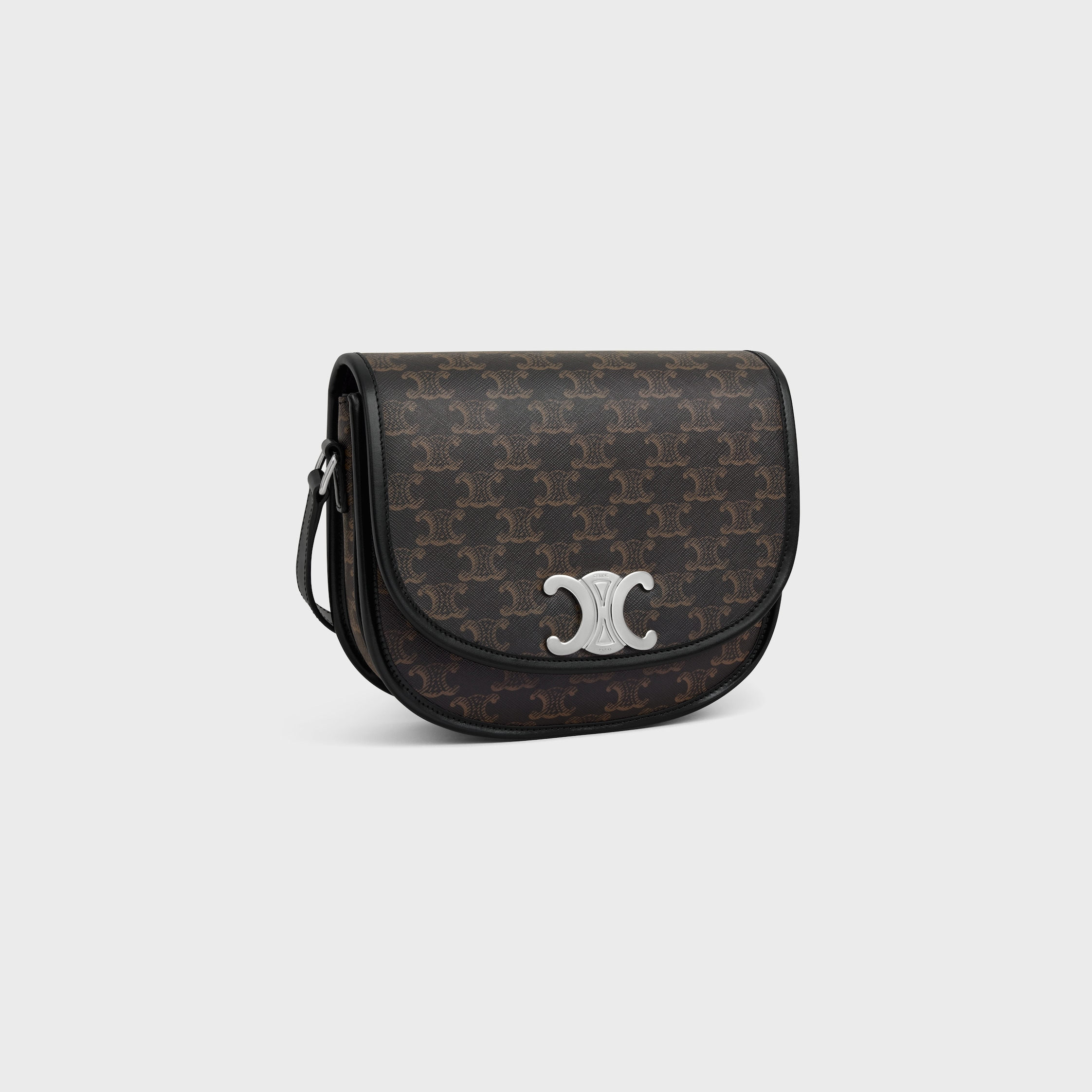 MEDIUM BESACE TRIOMPHE IN TRIOMPHE CANVAS AND CALFSKIN - 2