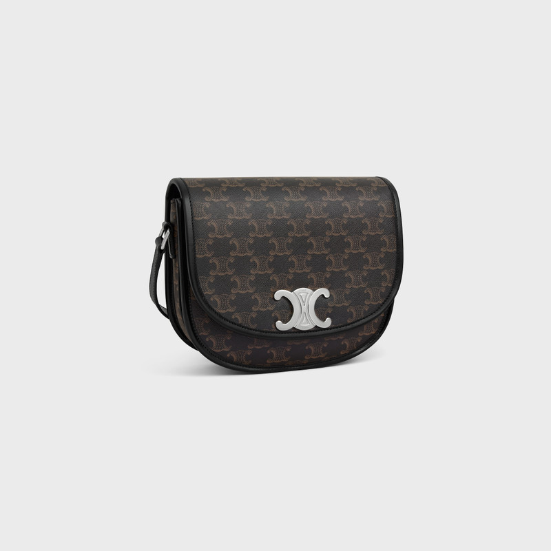 CELINE MEDIUM BESACE TRIOMPHE IN TRIOMPHE CANVAS AND CALFSKIN outlook