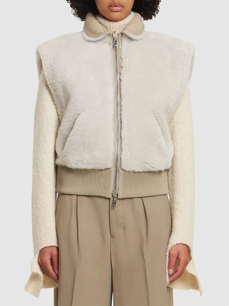 Isabel Marant(イザベルマラン)Edwina lamb shearling vest/Sale Isabel Marant Tan Medilia Shearling Vest Isabel Marant