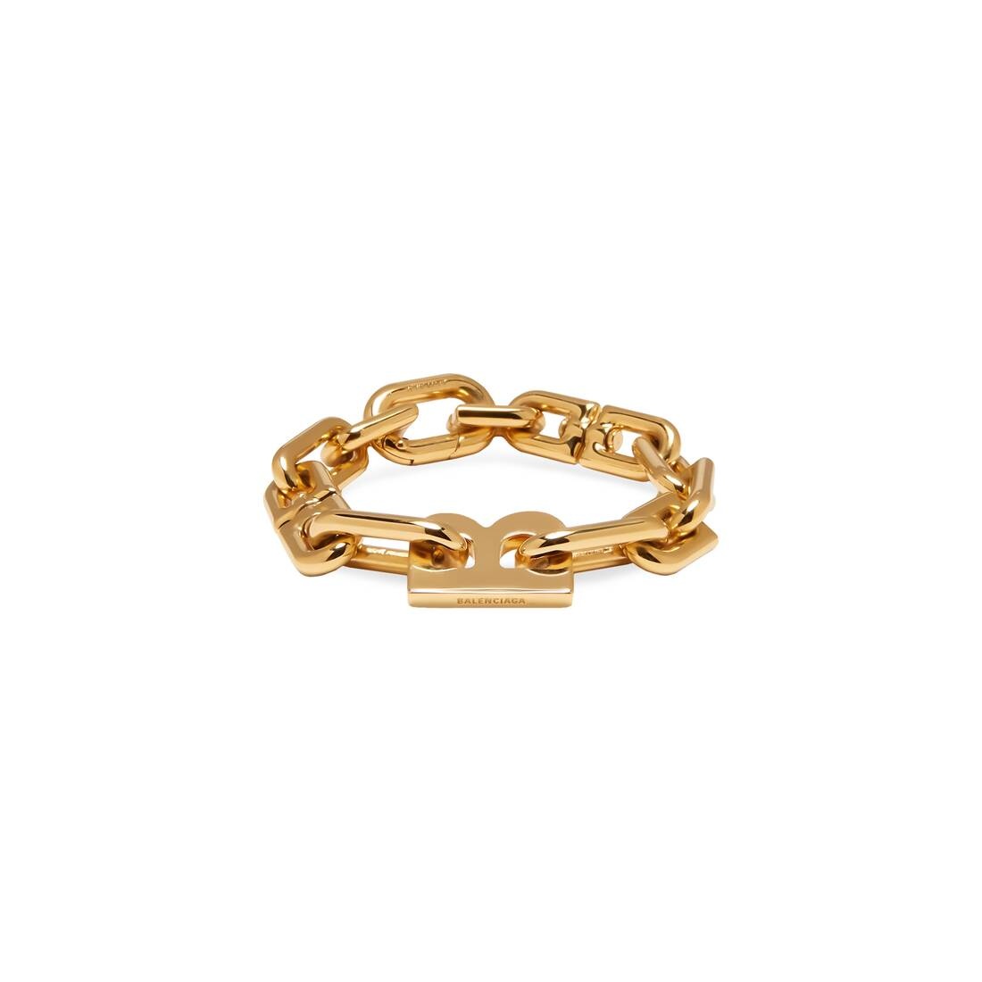 B Chain Thin Bracelet in Gold - 1