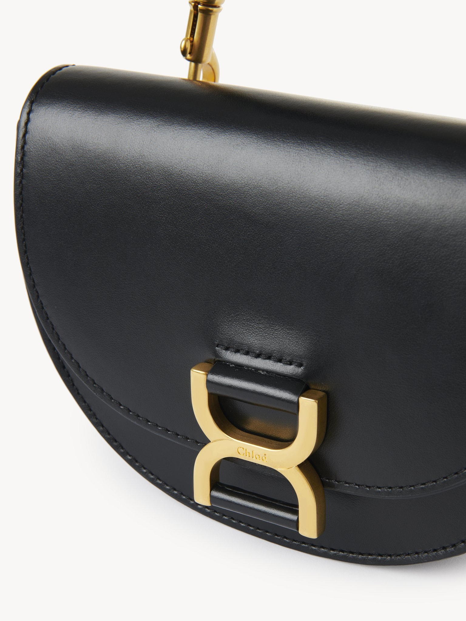 MINI MARCIE FLAP BAG IN SHINY LEATHER - 6