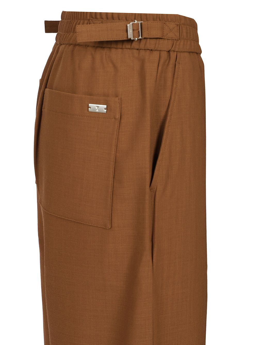 -Pant Elastique Trousers Brown - 4