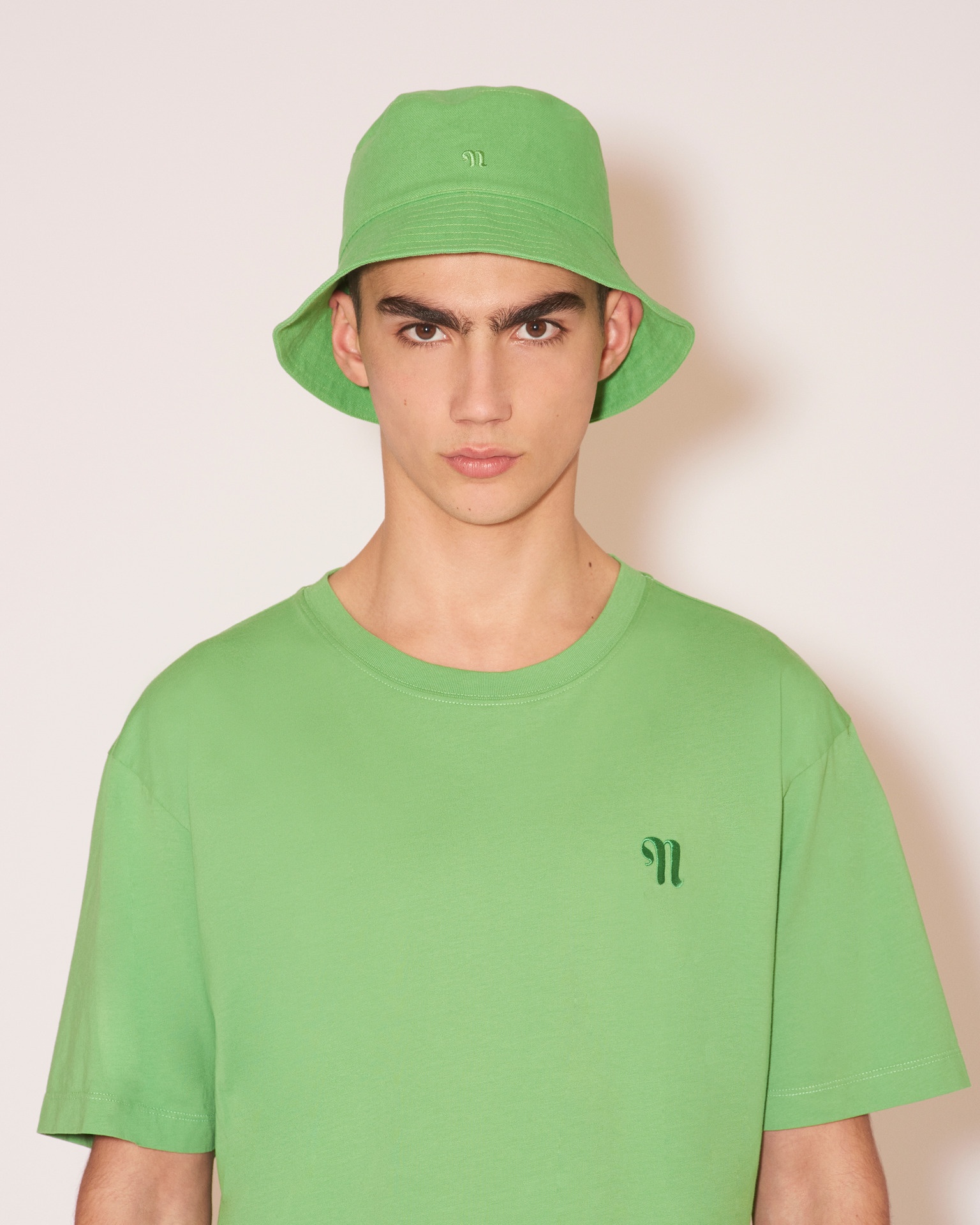 CARAN - Cotton-canvas bucket hat - Green - 2