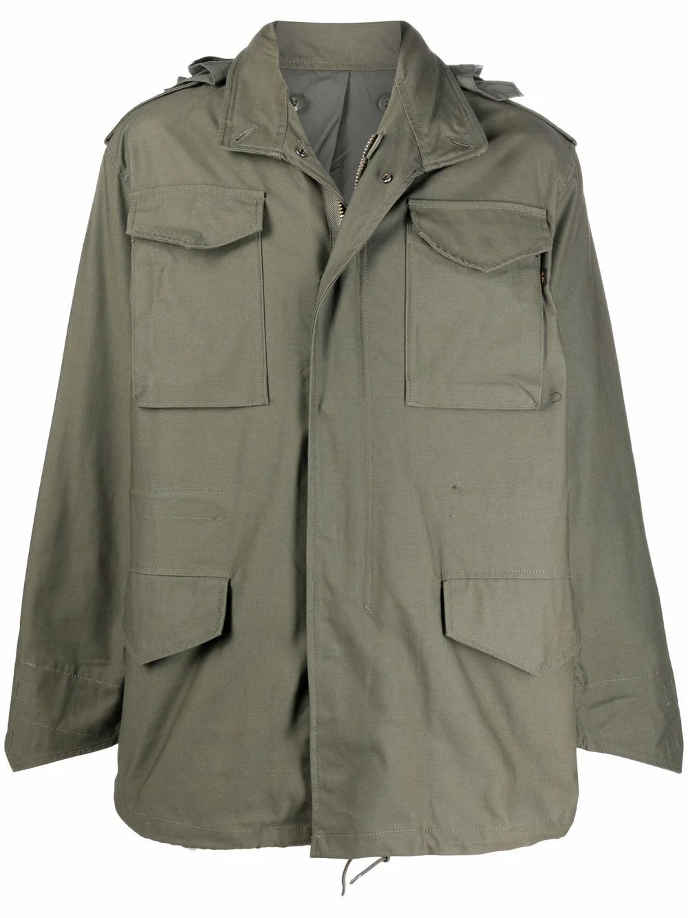 detachable hood coat - 1