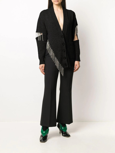 Christopher Kane crystal cupchain cardigan outlook