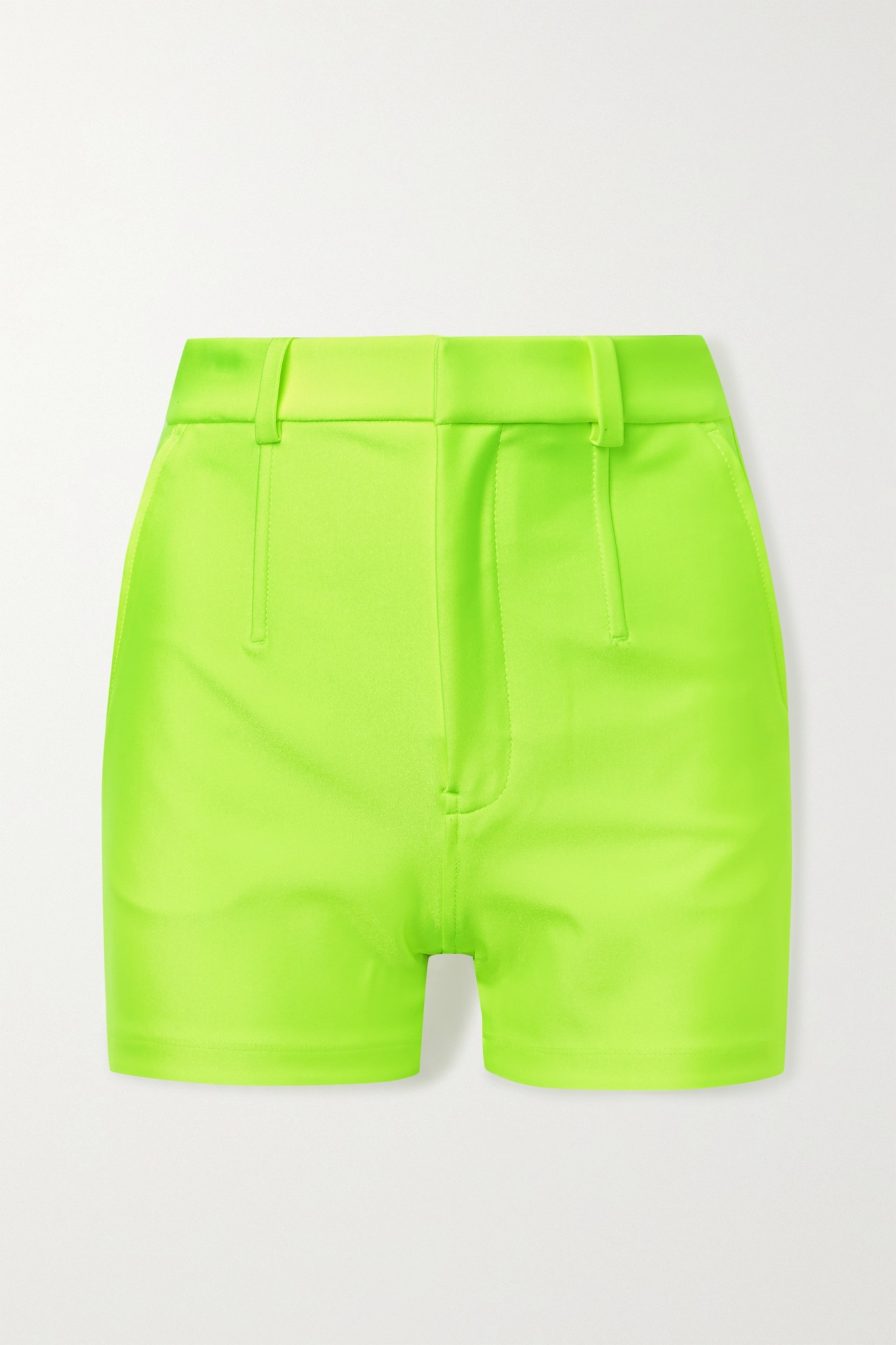 Neon stretch-jersey shorts - 1