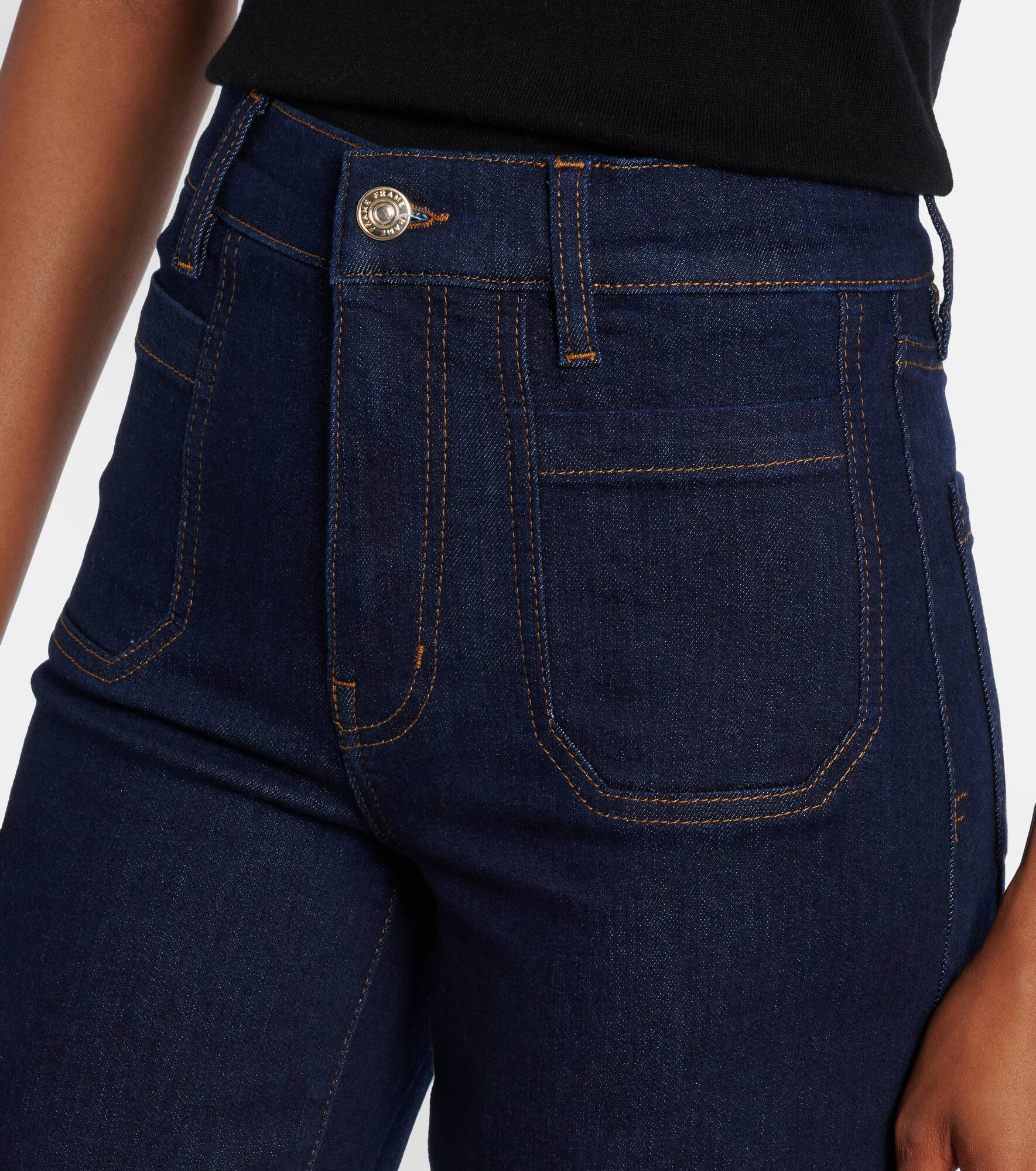 Le Slim Palazzo wide-leg jeans - 4