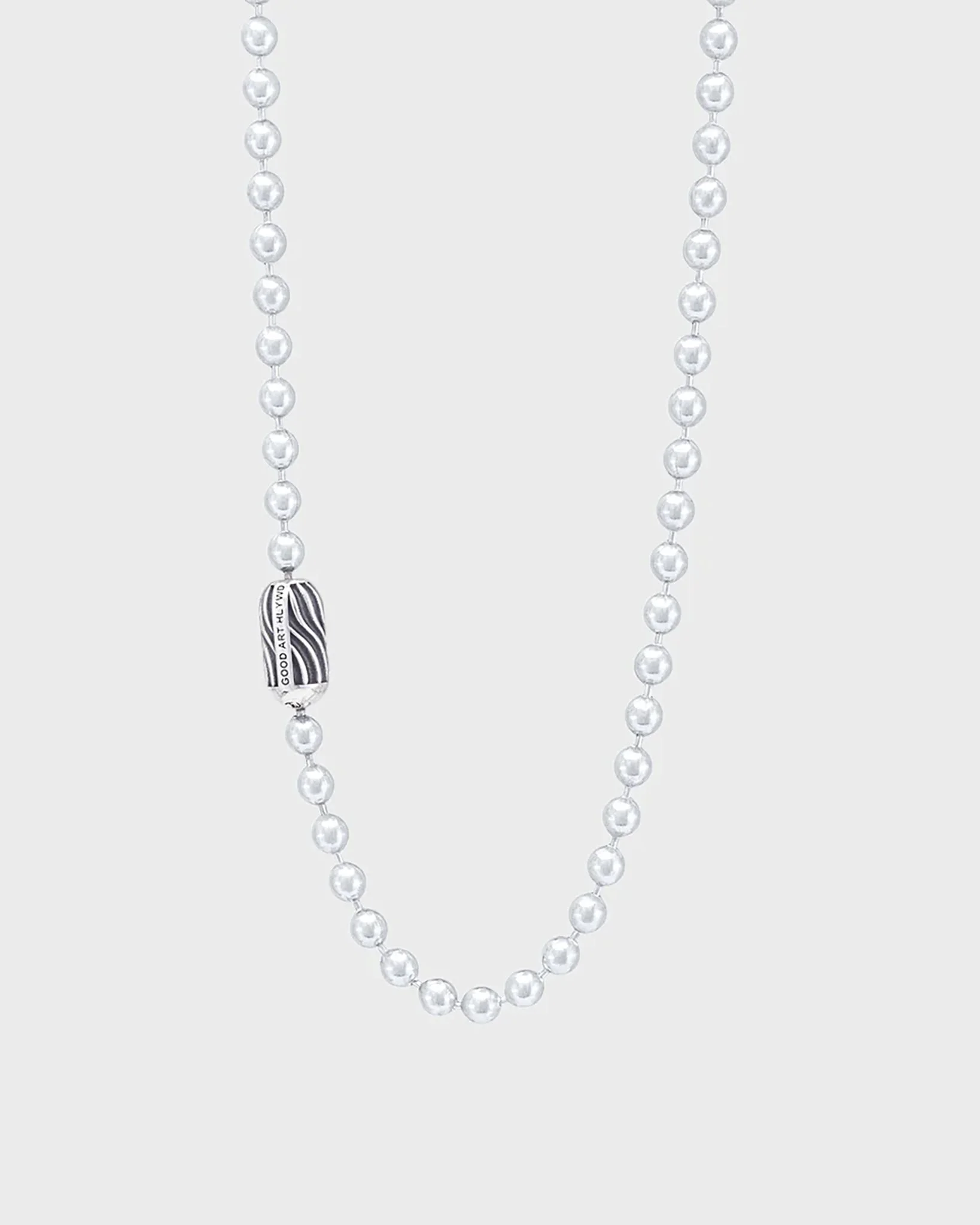 GOOD ART HLYWD POP LOCK DESERT SESSIONS NECKLACE 10 AT 24" - STERLING SILVER - 1