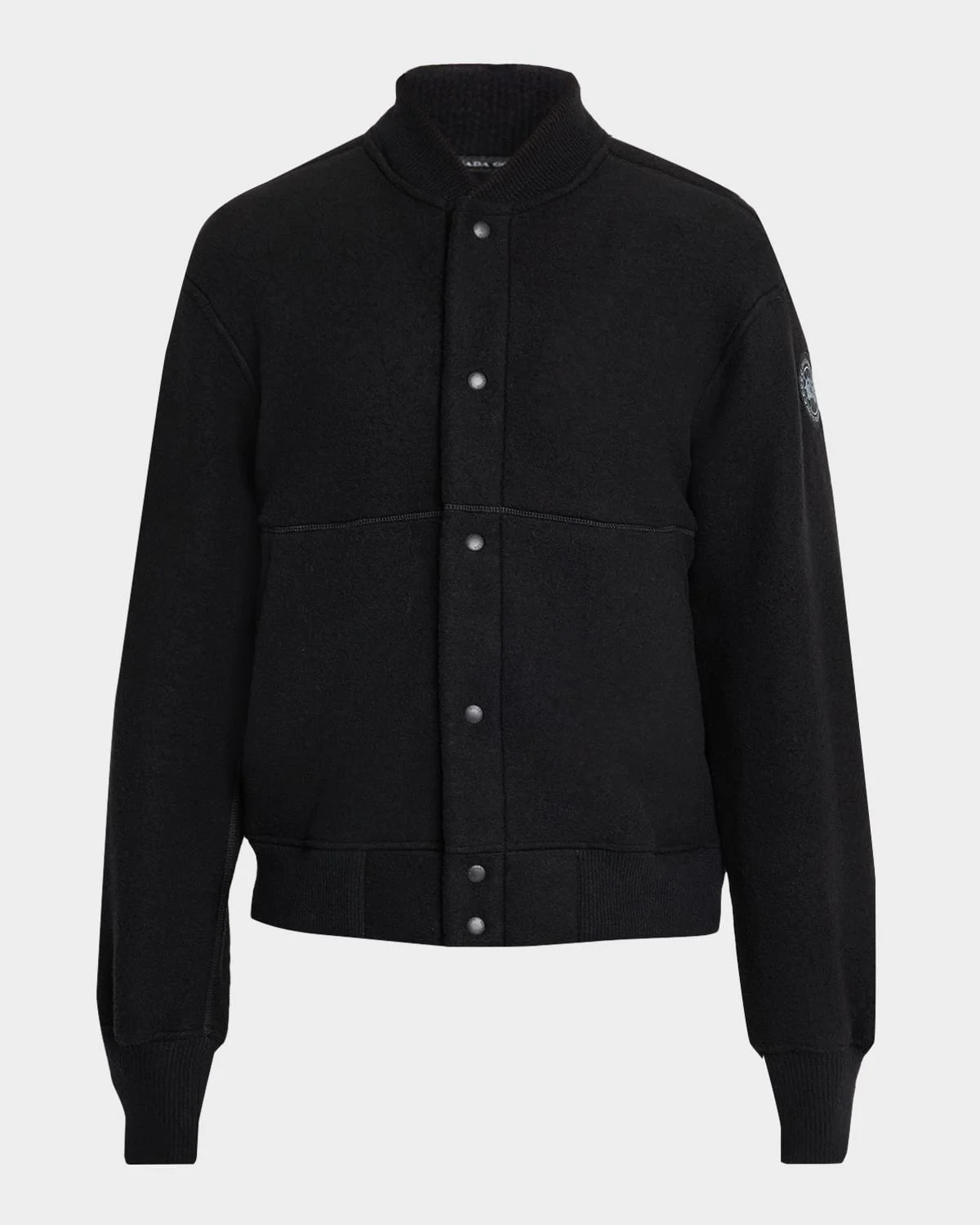 Men's Hudson Fleece Snap-Front Bomber Jacket - 1