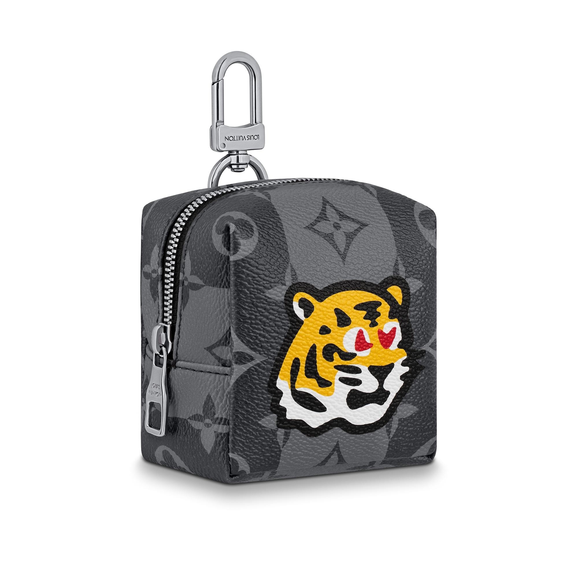 LV Made Squared Pouch Bag Charm - 4