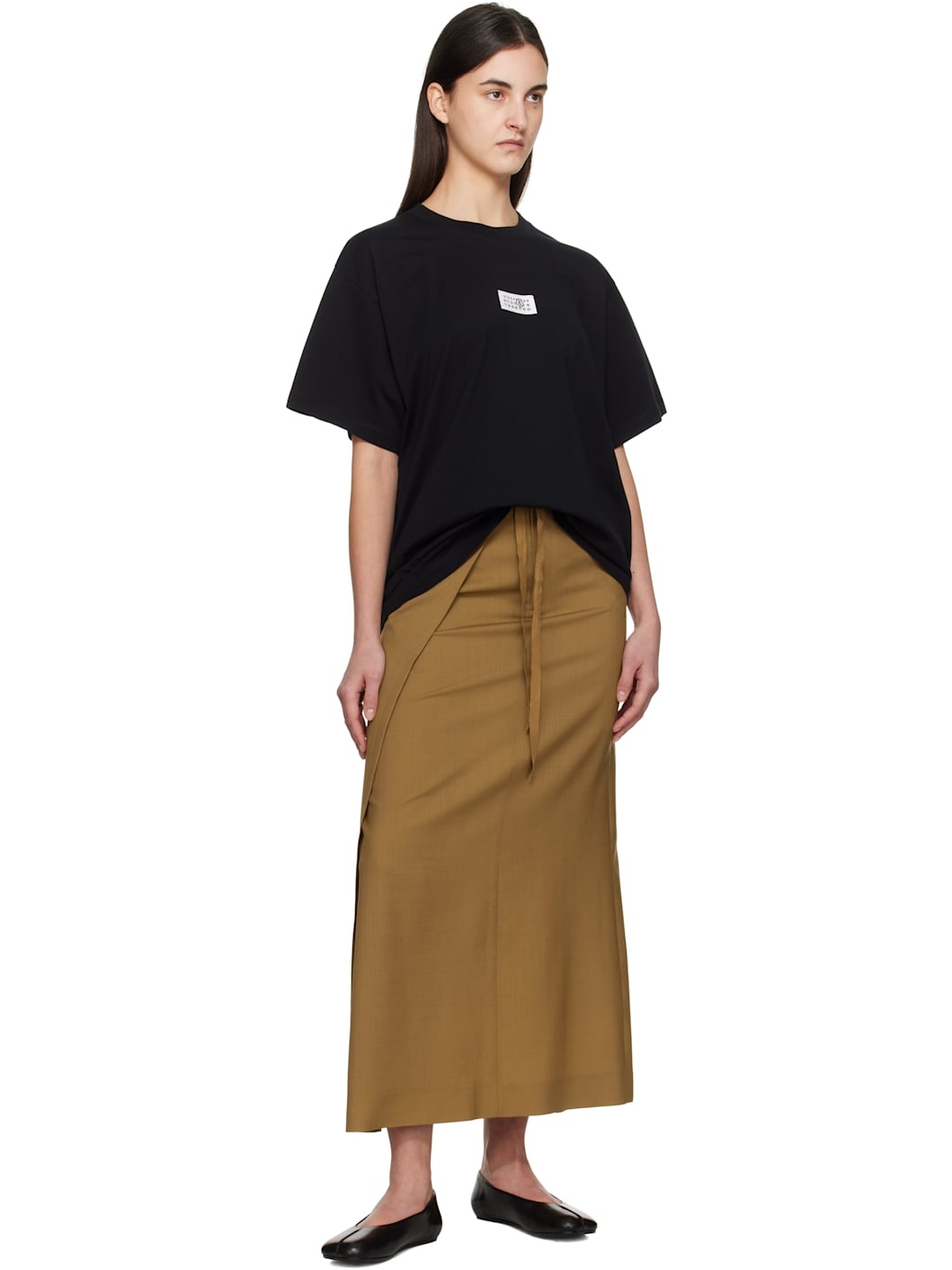Black Print T-shirt - 5