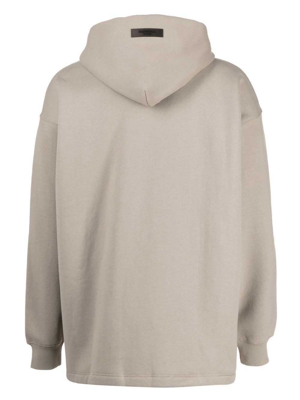 logo-print cotton-blend hoodie - 2