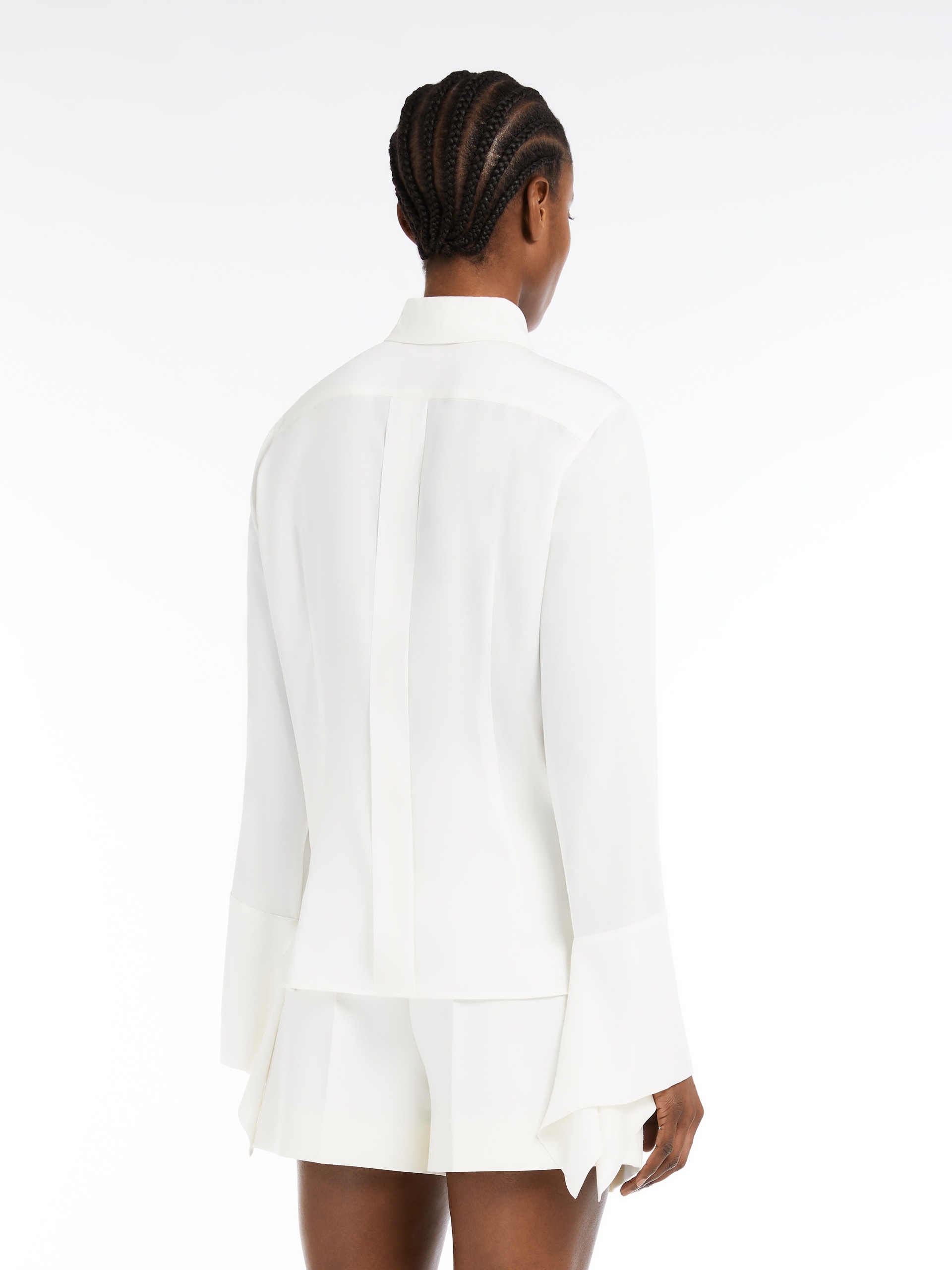 GRECIA Silk charmeuse shirt - 4